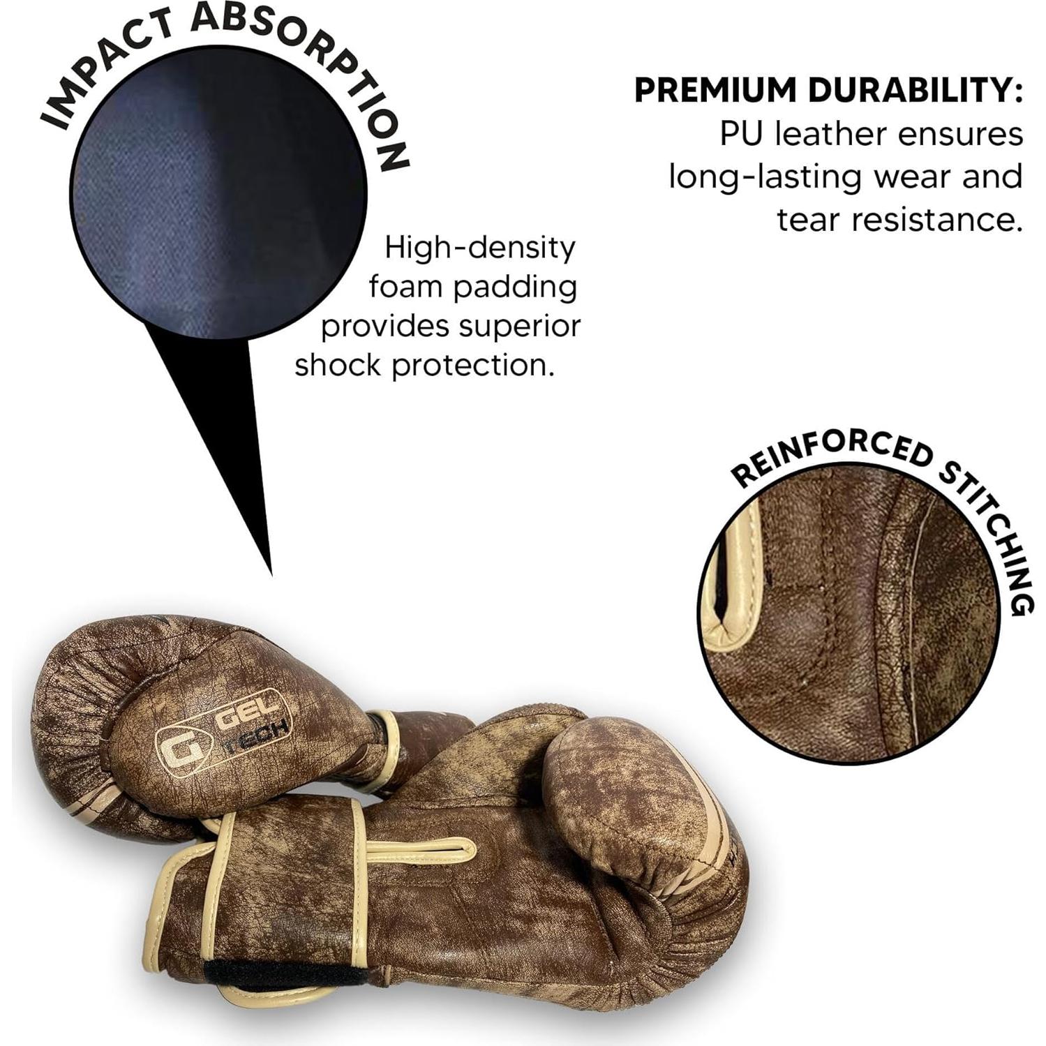 Almohadillas de Enfoque ARIMA de Cuero Vintage para Boxeo 25x19 cm