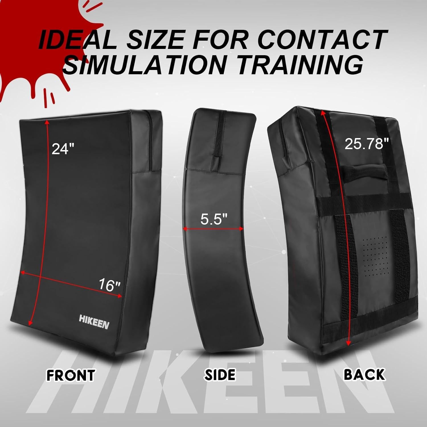 Almohadilla de Kickboxing Hikeen 61x40.6cm - Espuma Densa