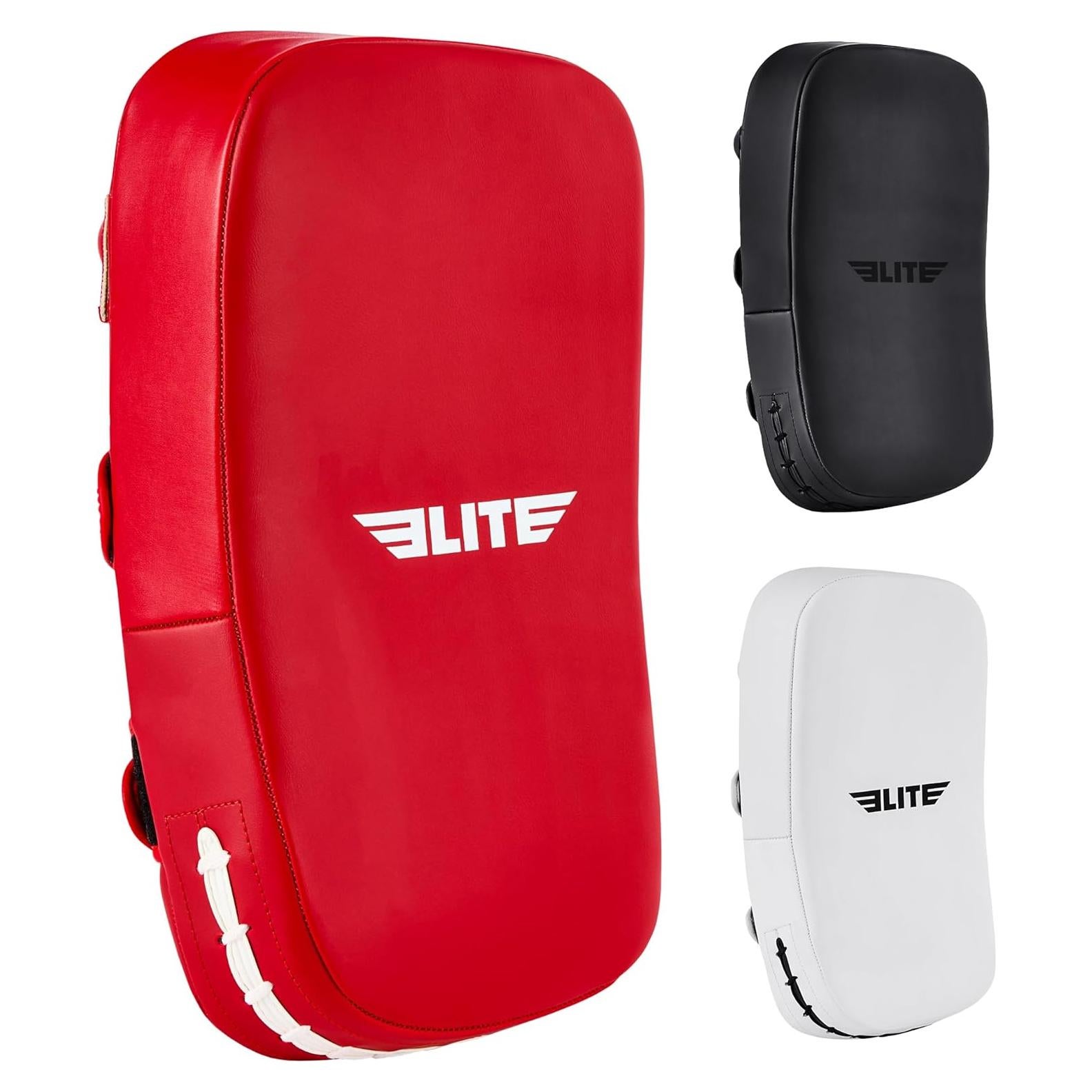 Almohadilla de Patadas Muay Thai Elite Sports Roja 40x21cm
