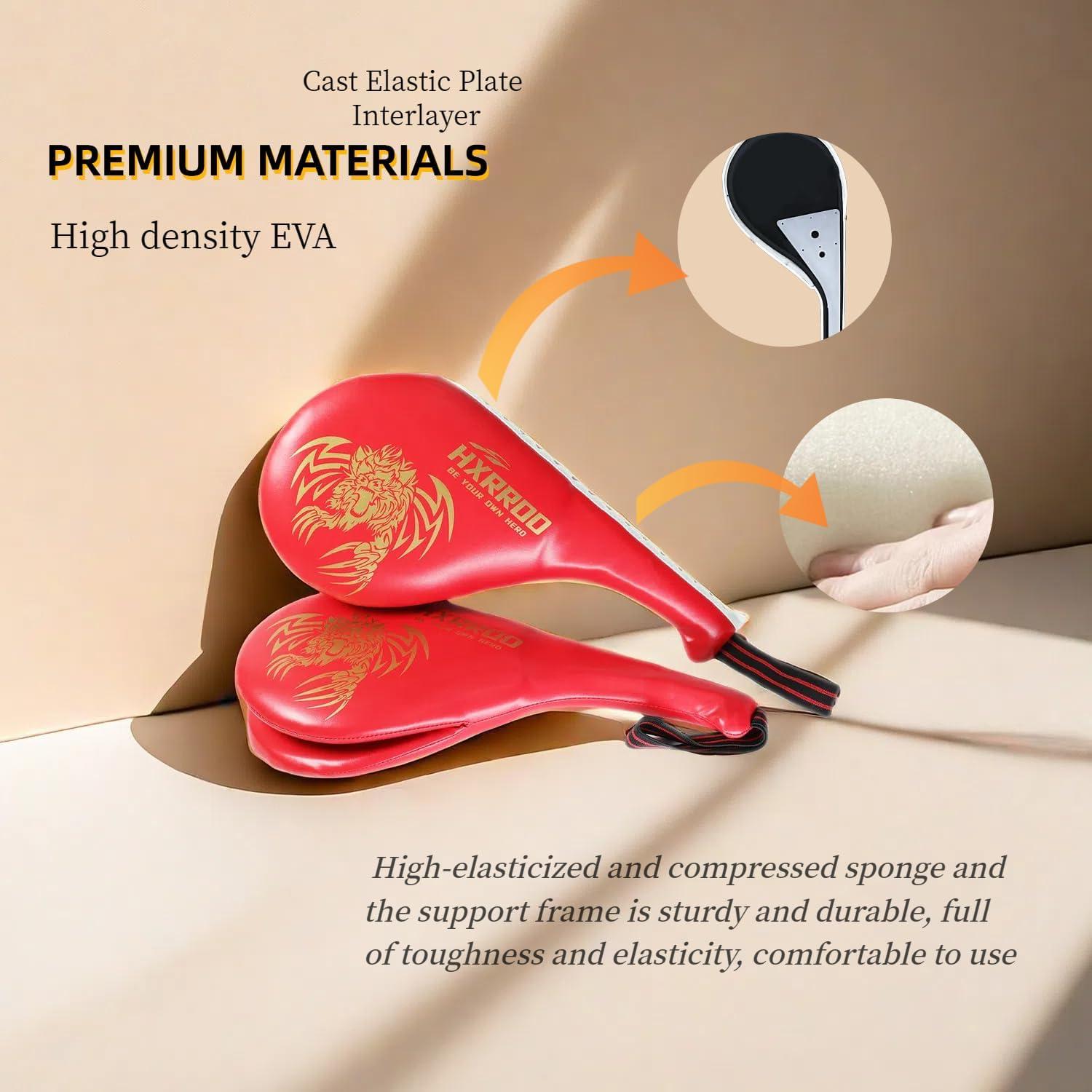 Almohadillas de Patada HXRROO para Taekwondo y Kickboxing - 2 Pzas