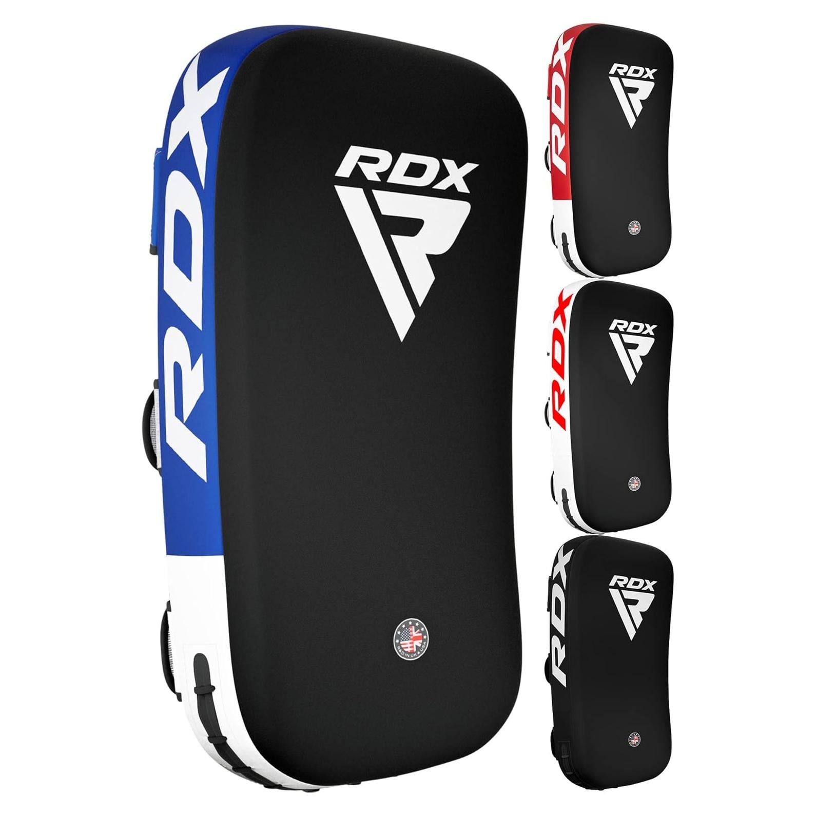 RDX Pad de Muay Thai Curvado Azul para Entrenamiento Individual