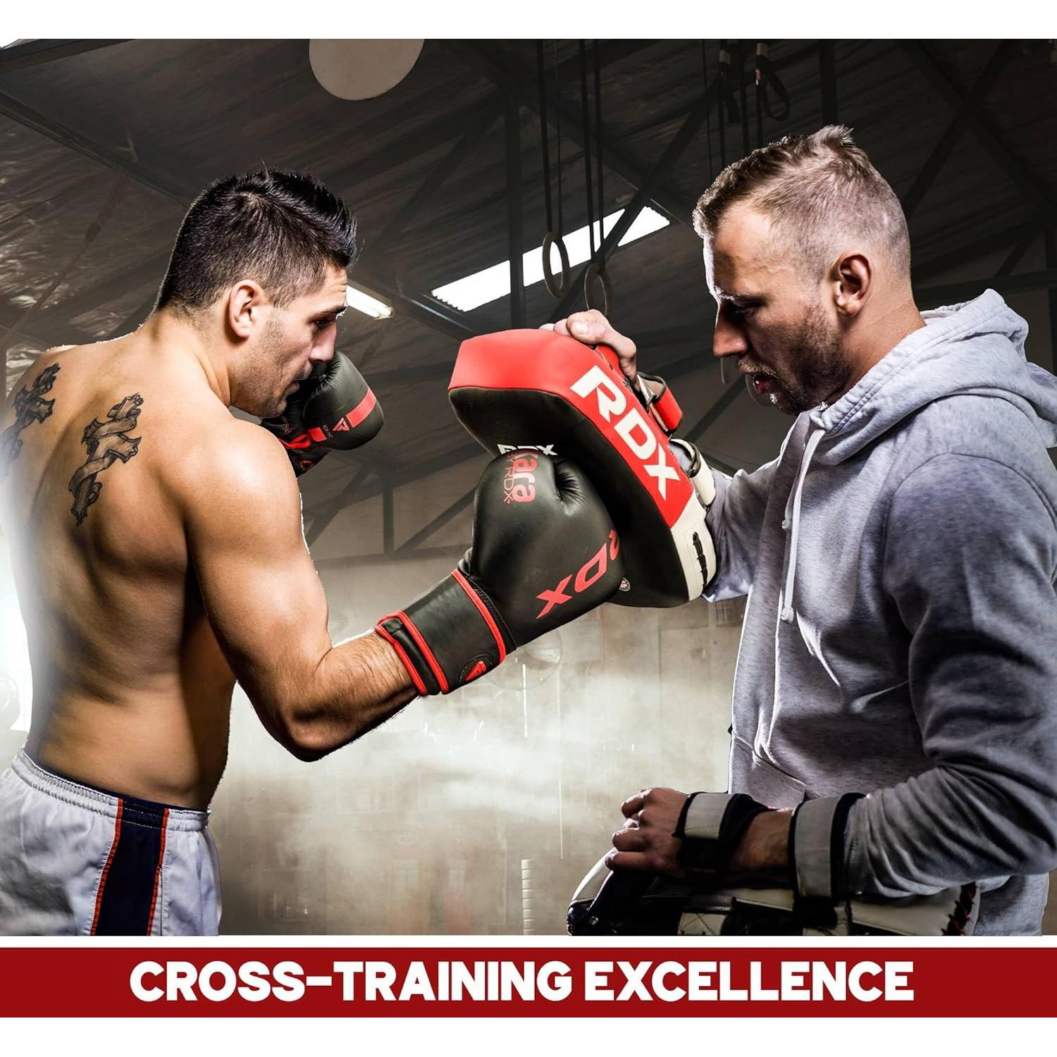 RDX Pad de Muay Thai Curvado Azul para Entrenamiento Individual