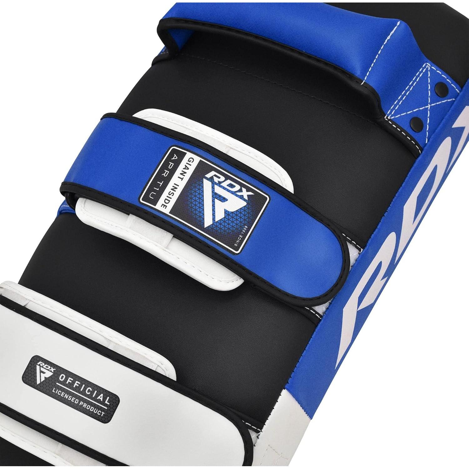 RDX Pad de Muay Thai Curvado Azul para Entrenamiento Individual