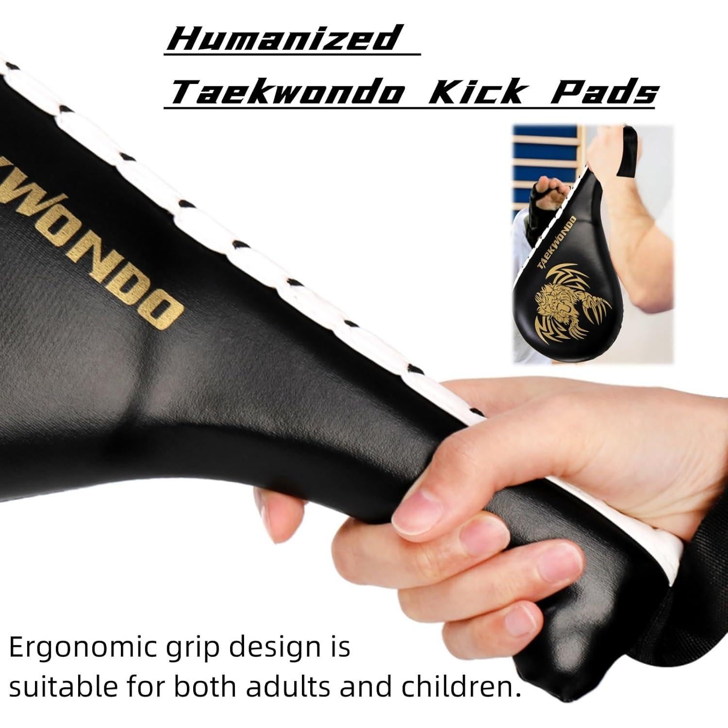 Almohadillas de Patadas Taekwondo Tlence Doble Cara 38x19x5cm