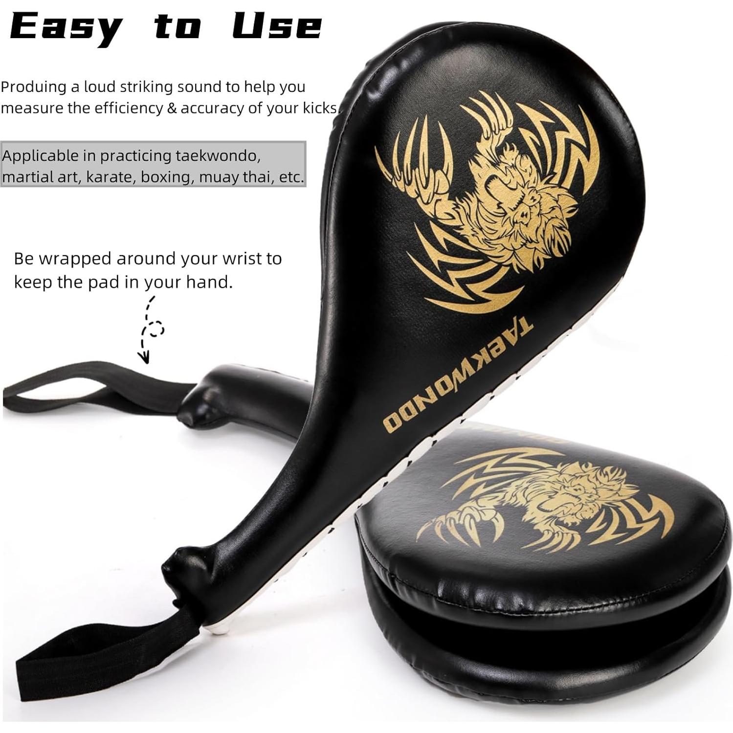 Almohadillas de Patadas Taekwondo Tlence Doble Cara 38x19x5cm