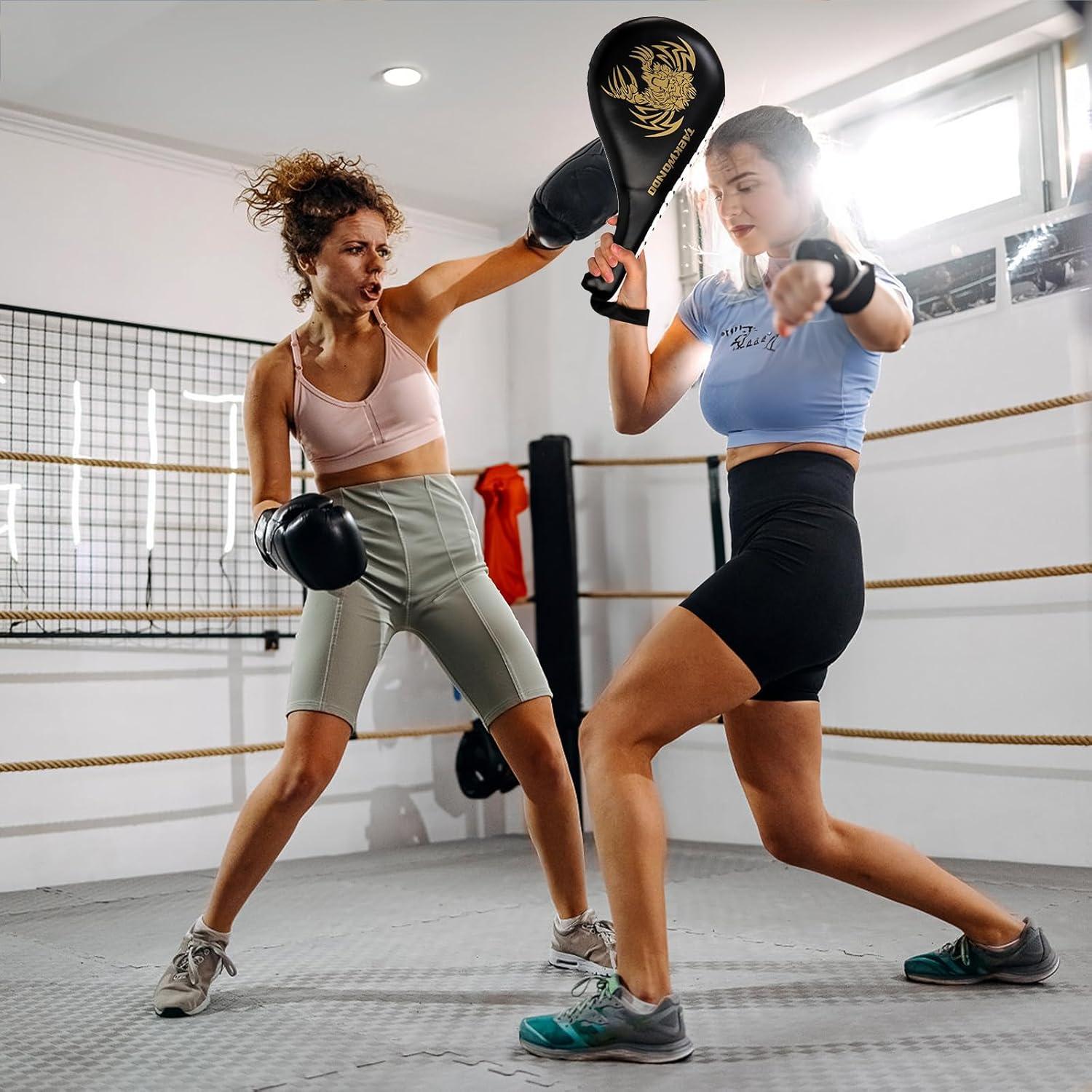 Almohadillas de Patadas Taekwondo Tlence Doble Cara 38x19x5cm