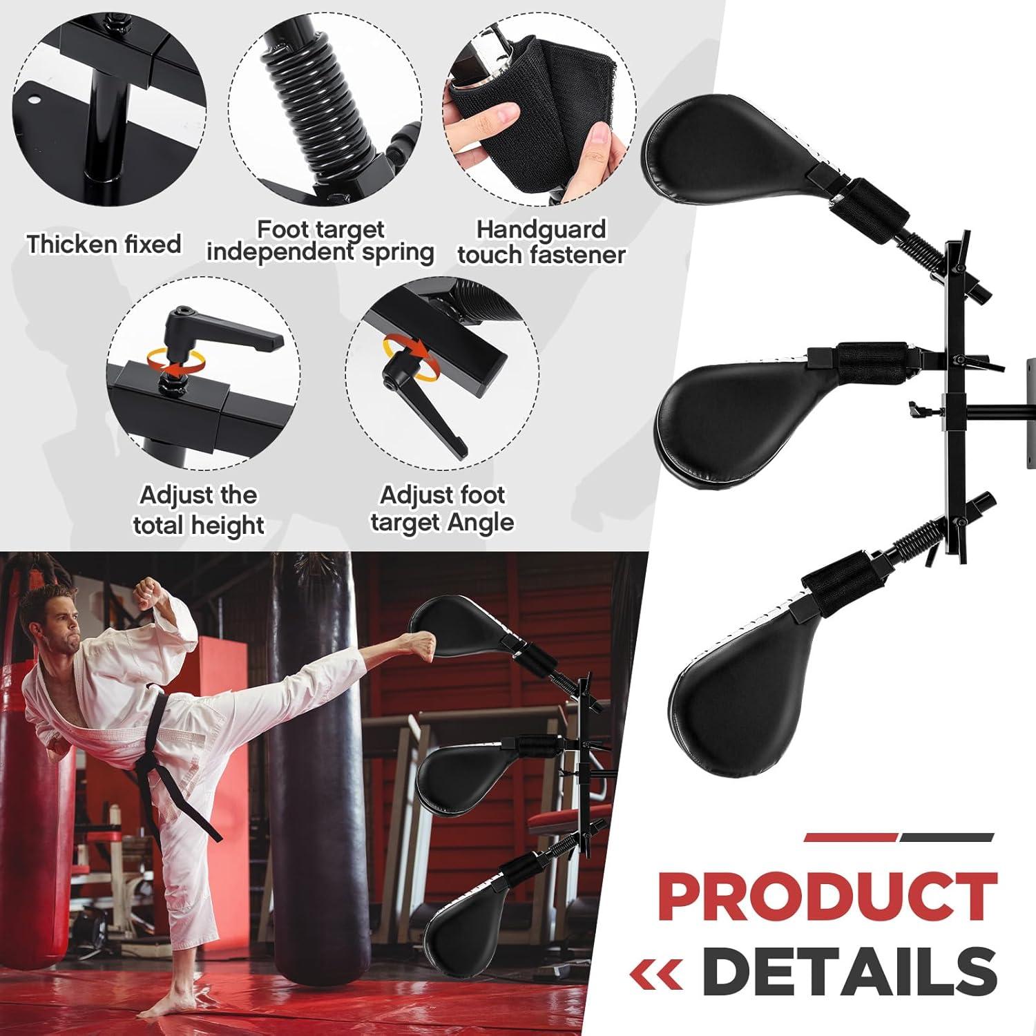 Pad de Patada de Taekwondo Seenelling - 3 Piezas, Negro