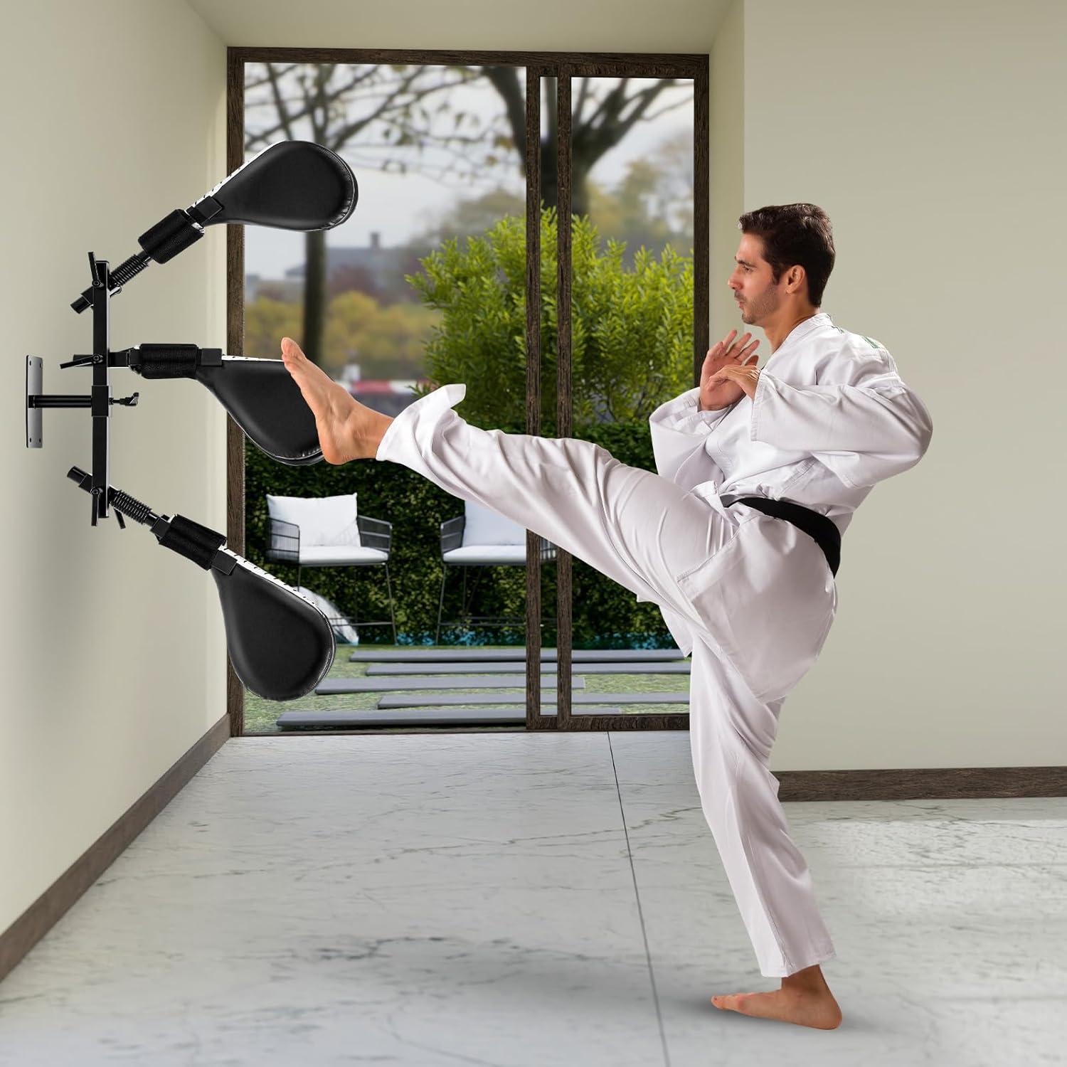 Pad de Patada de Taekwondo Seenelling - 3 Piezas, Negro