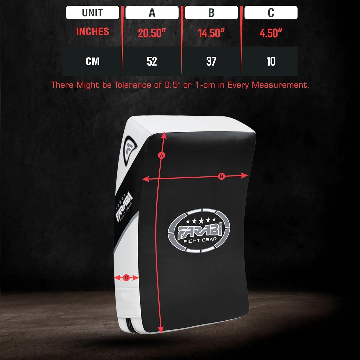 Escudo de Patada Farabi Sports 52x37 cm MMA Karate