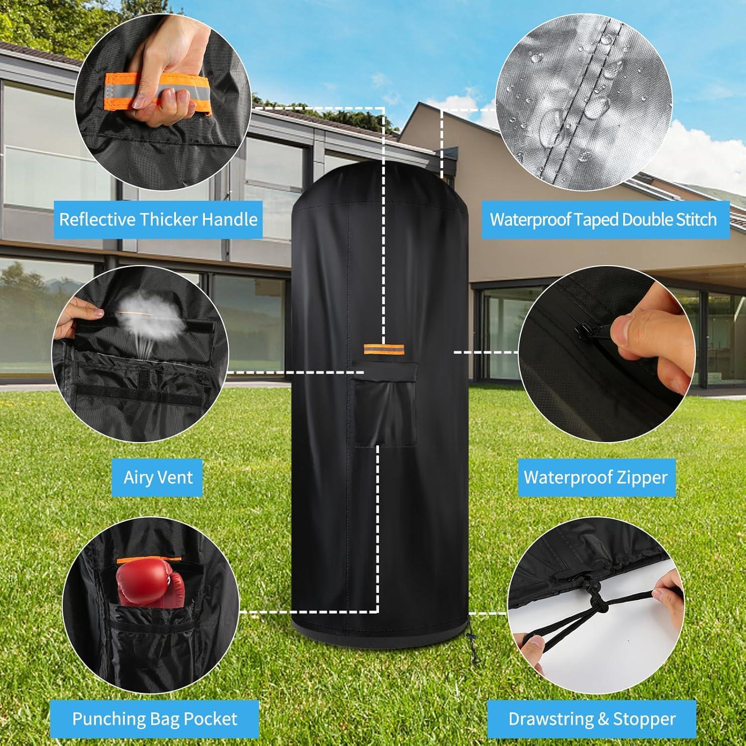 Cubierta para Saco de Boxeo ZHOUMADE 178 cm A Prueba de Agua