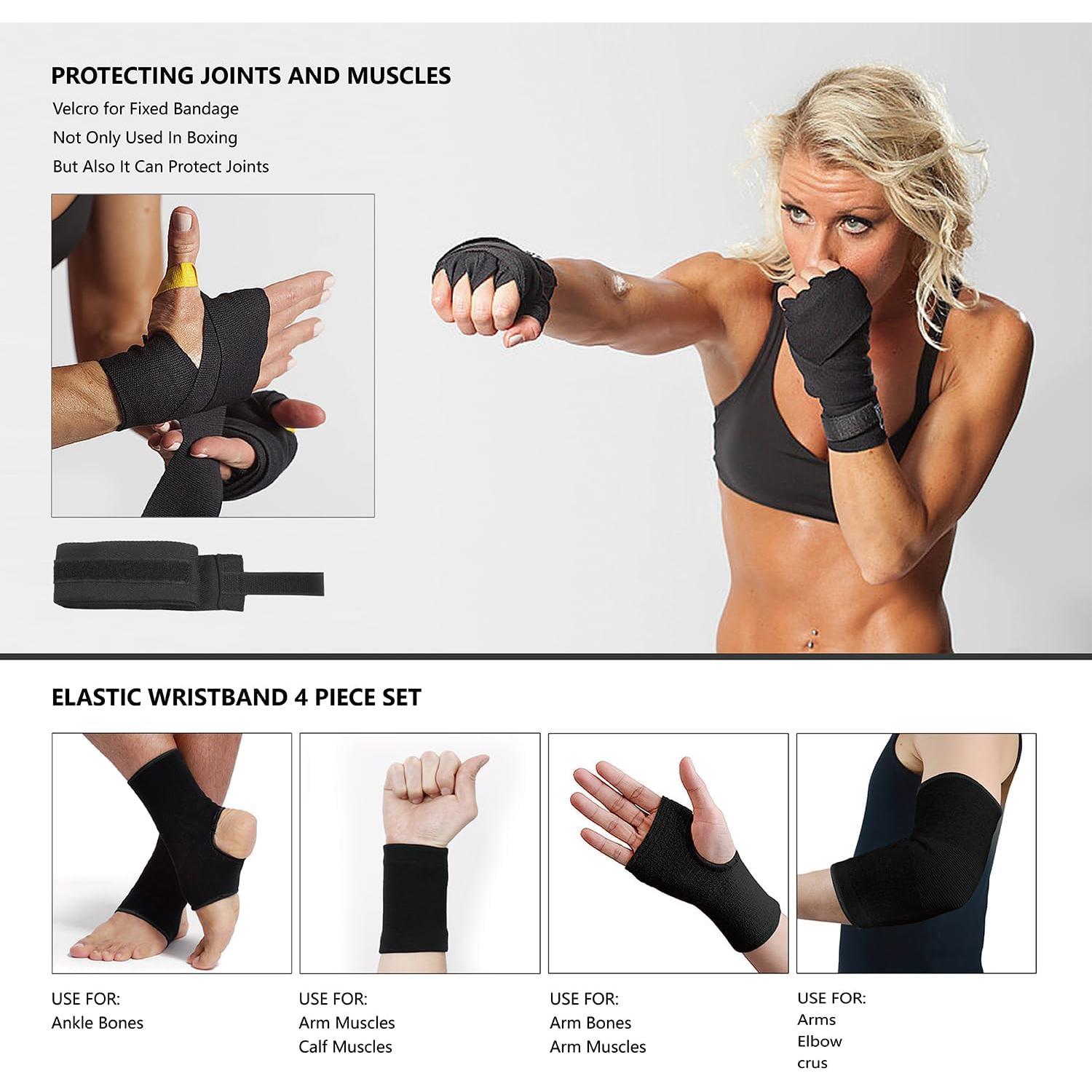 Saco de Boxeo Colgante Goblfu 121.92 cm + Guantes 10 OZ