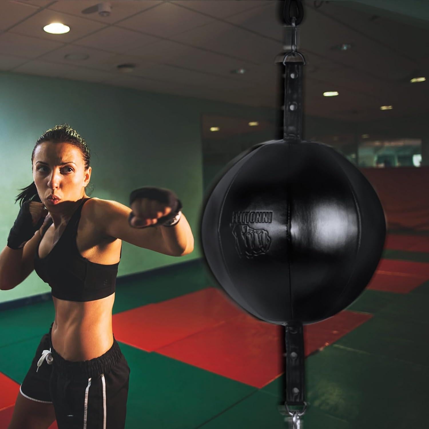 Kit de Boxeo Doble Extremo InnoLife con Cuerdas Elásticas