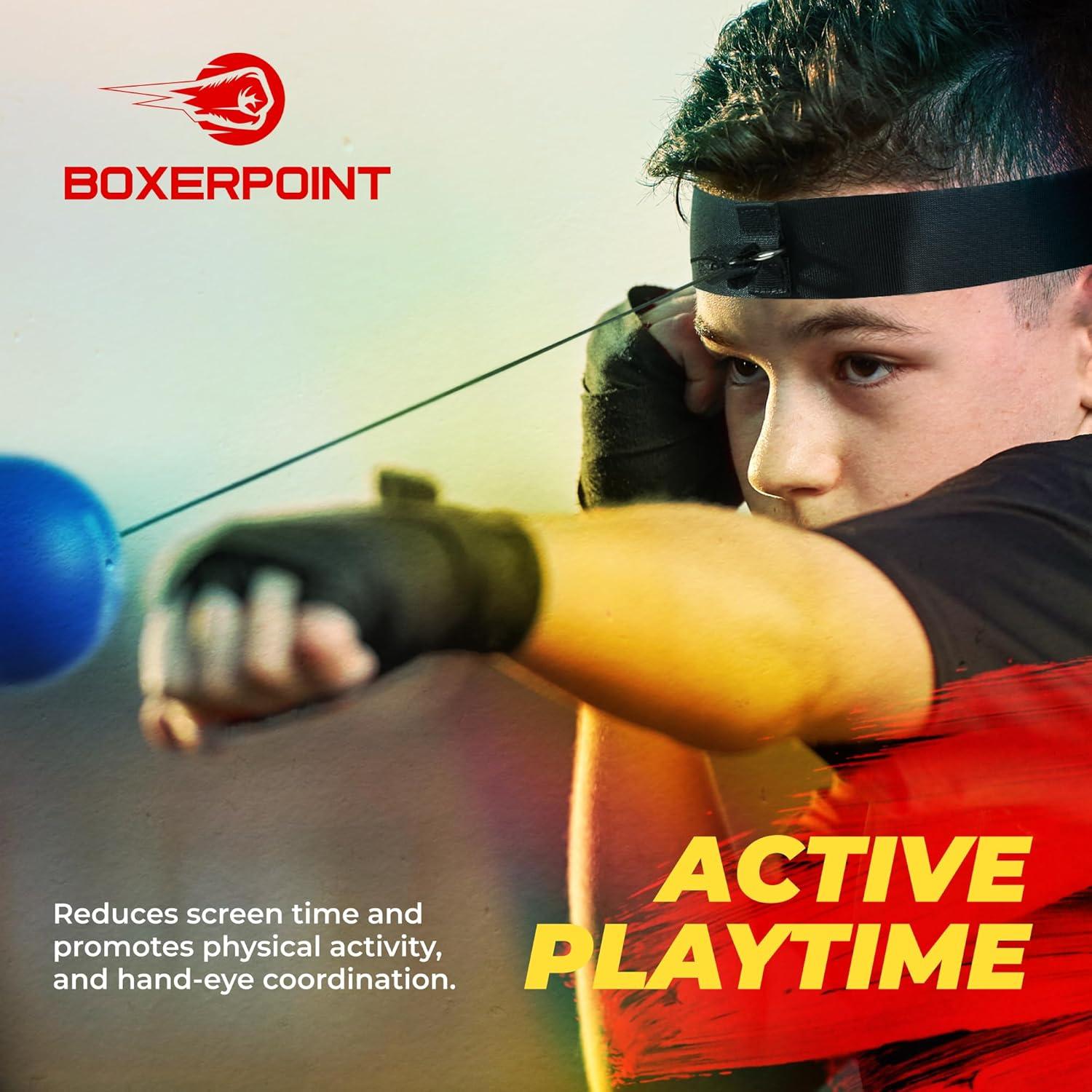 Bola de Reflexión para Boxeo Niños BOXERPOINT - Kit Completo