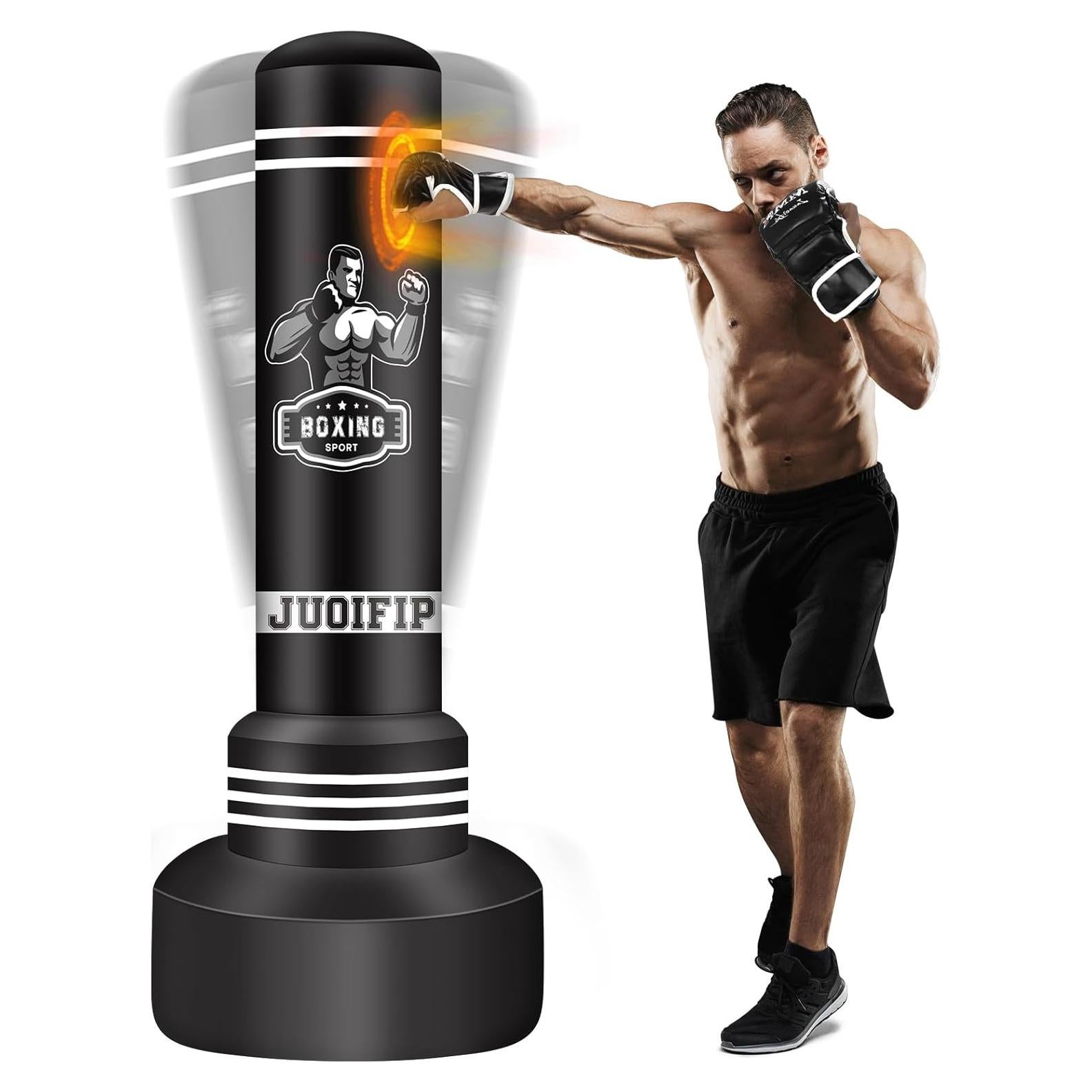 Saco de Boxeo Inflable JUOIFIP 70" (177.8 cm) para Adultos