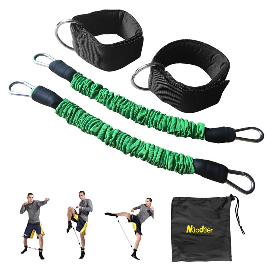 Bandas de Resistencia en Tobillos N3od3er para Entrenamiento Deportivo