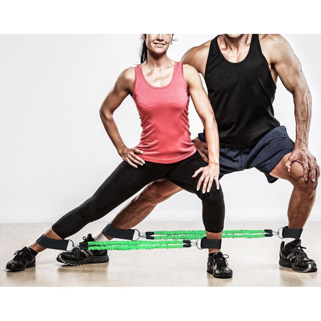 Bandas de Resistencia en Tobillos N3od3er para Entrenamiento Deportivo