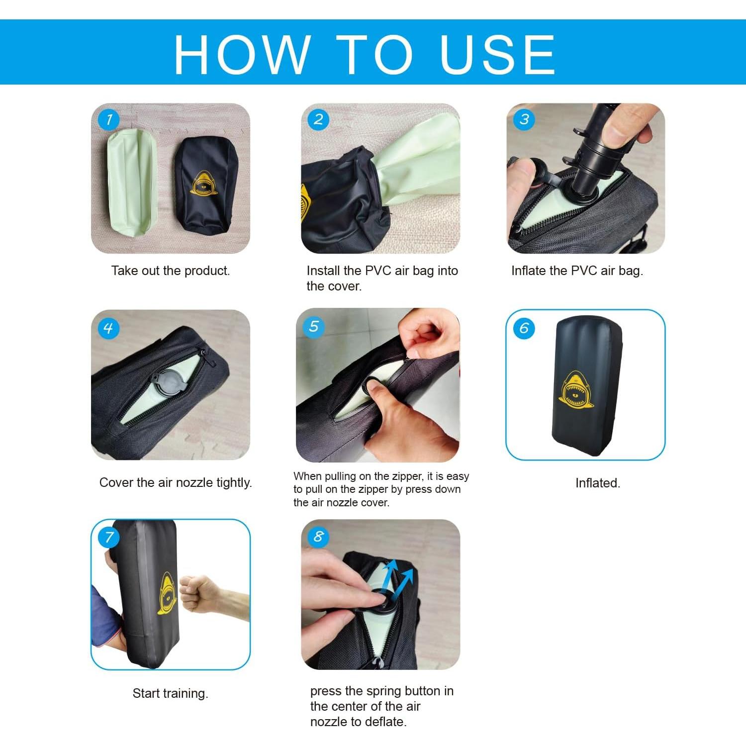 Almohadilla Inflable de Bloqueo OLNIEZZL para Entrenamiento