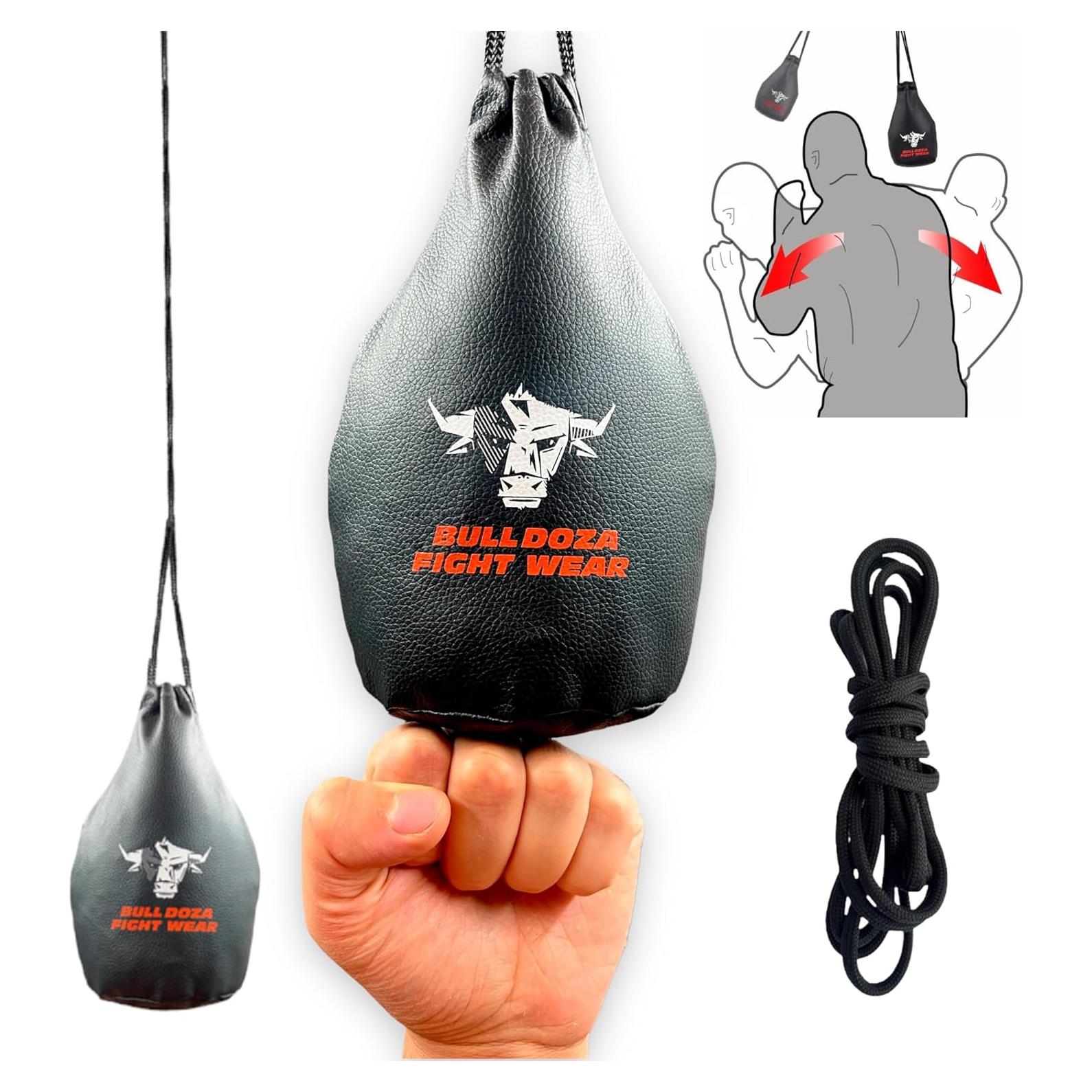 Bolsa de Slip BULL DOZA FIGHT WEAR - 1kg - Negra - Entrenamiento