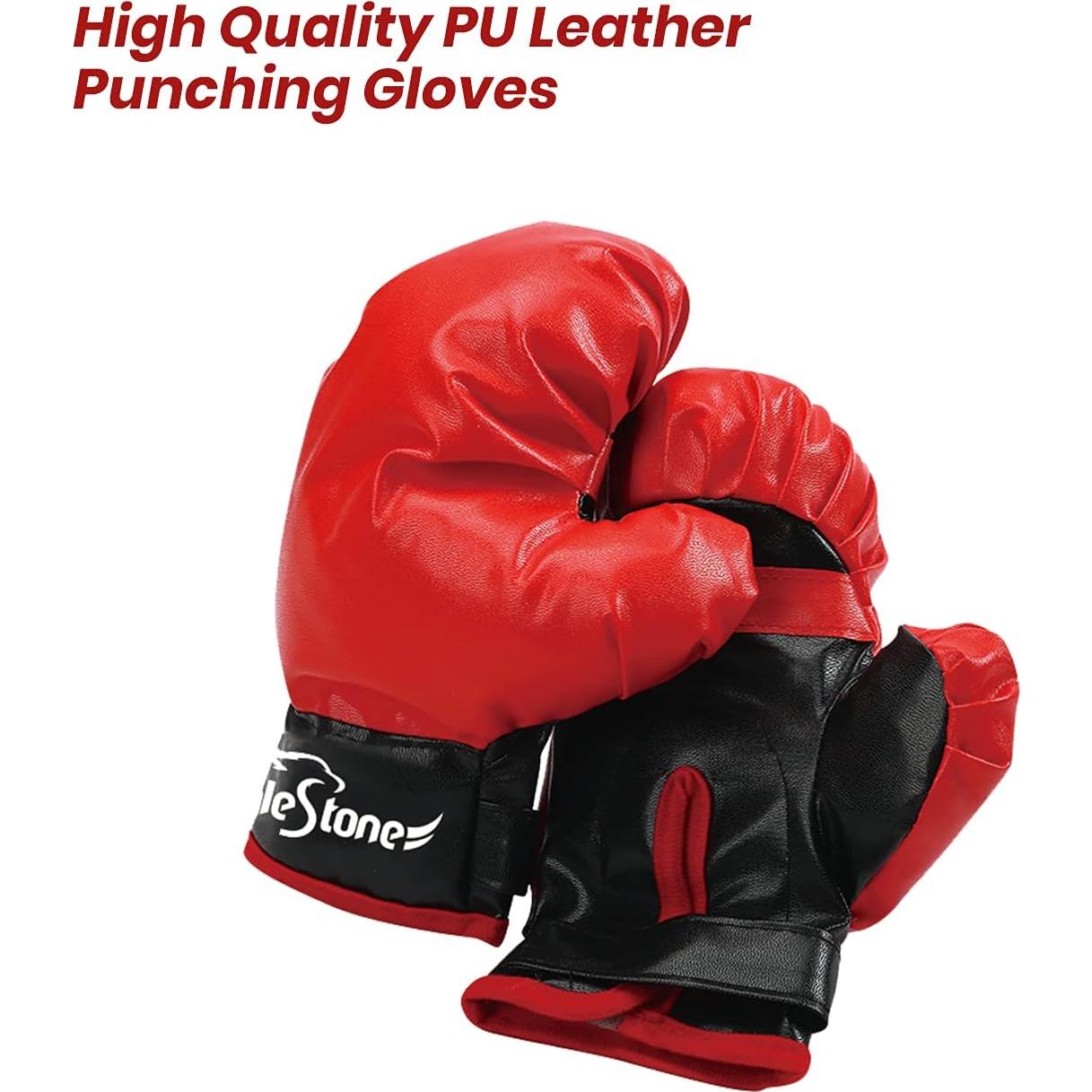 Bolsa de Boxeo Inflable EagleStone 119.88 cm con Guantes