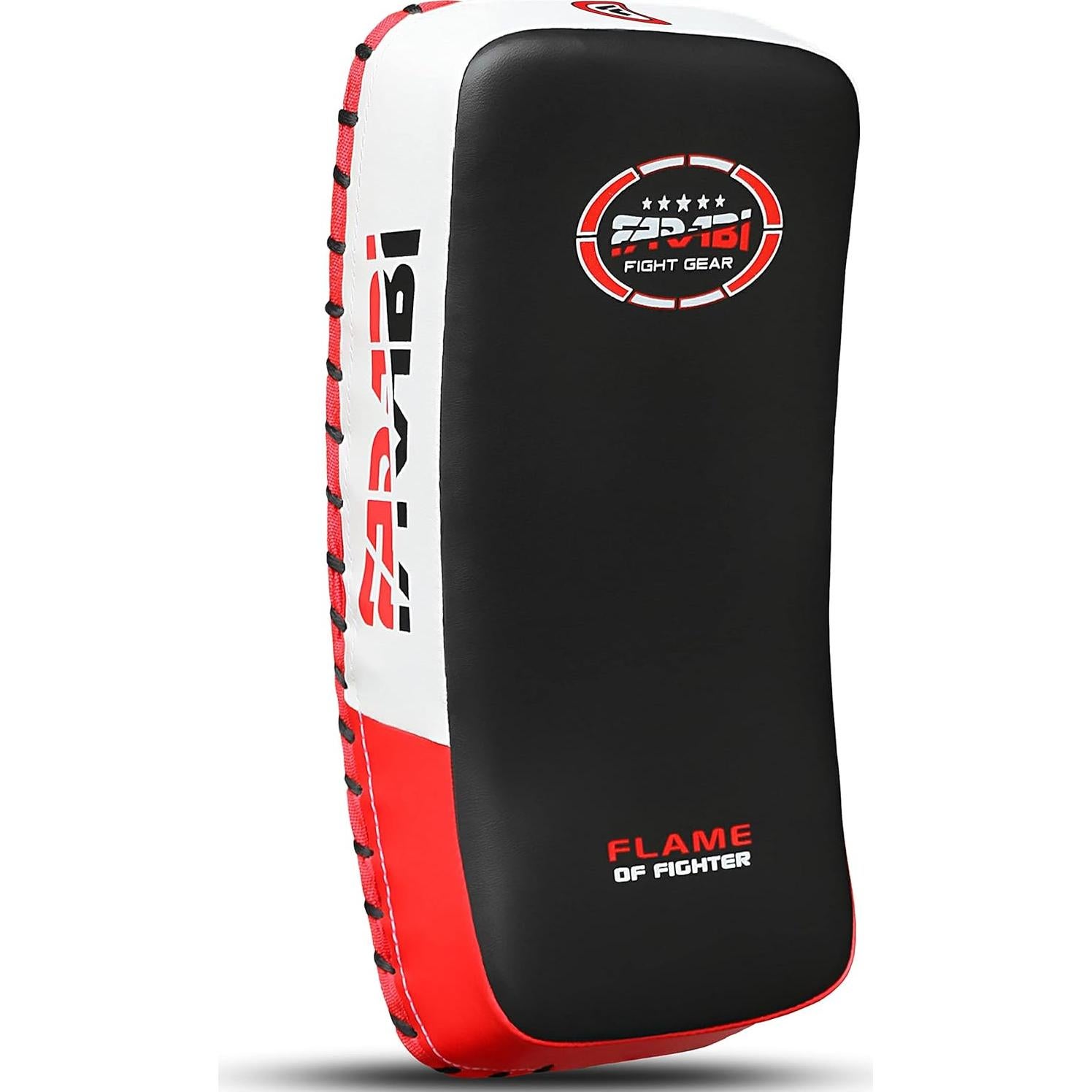 Pad de Entrenamiento Curvado Farabi Sports 36x19cm Rojo/Blanco