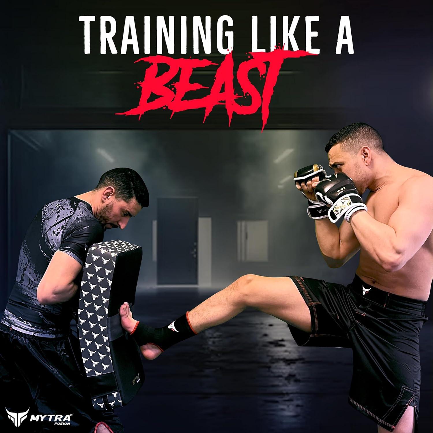 Escudo de Patada Curvado Mytra Fusion M1 para MMA y Muay Thai