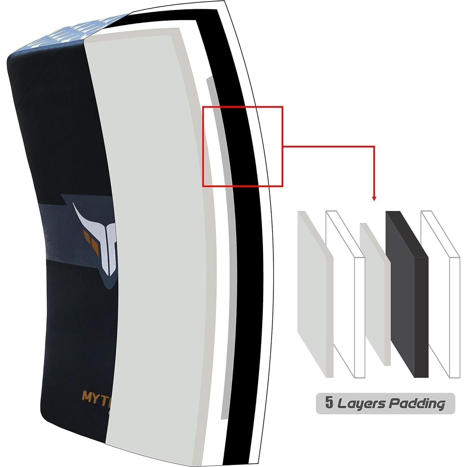 Escudo de Patada Curvado Mytra Fusion M1 para MMA y Muay Thai