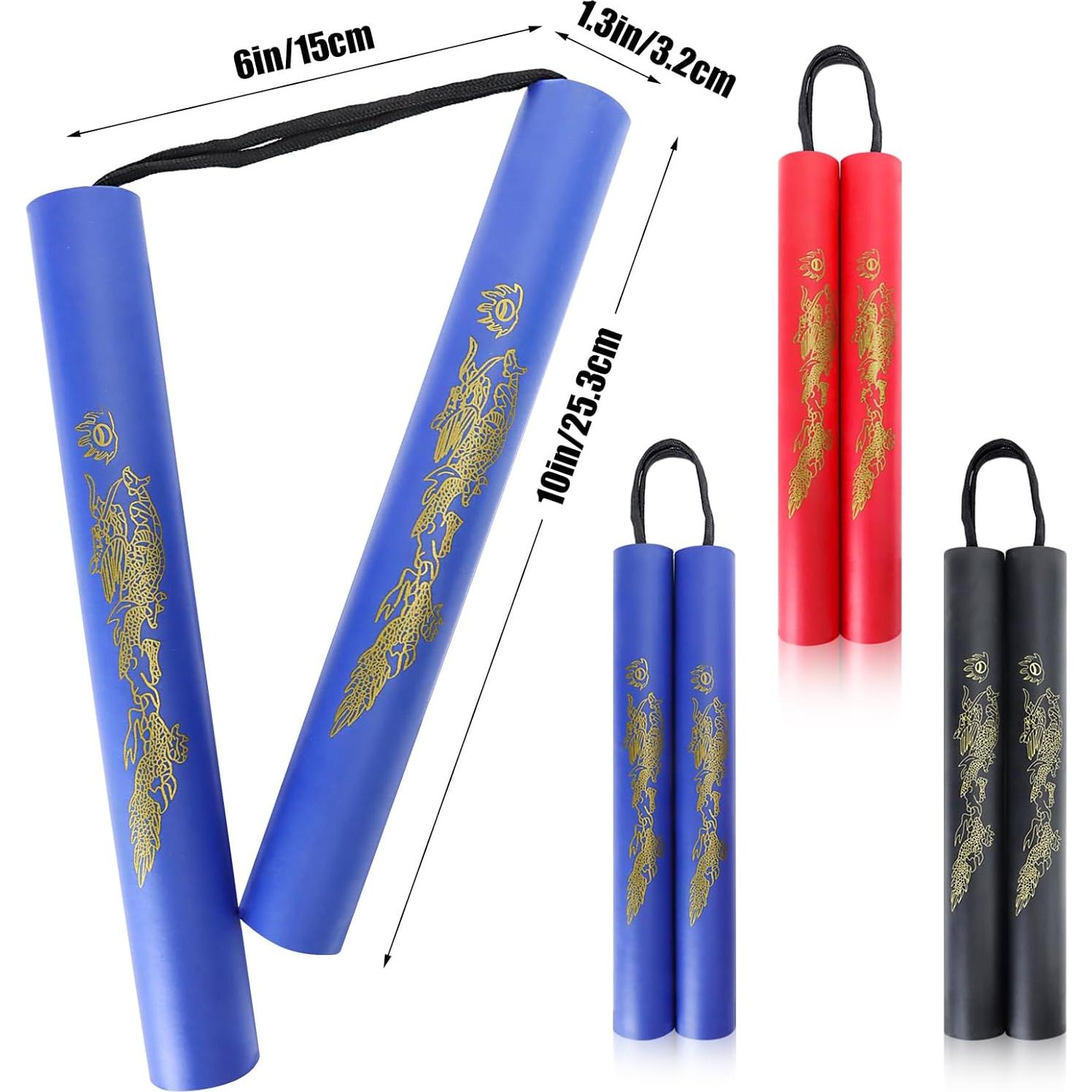 Bastones de Entrenamiento Wpxmer de Goma Espuma - 6 Piezas