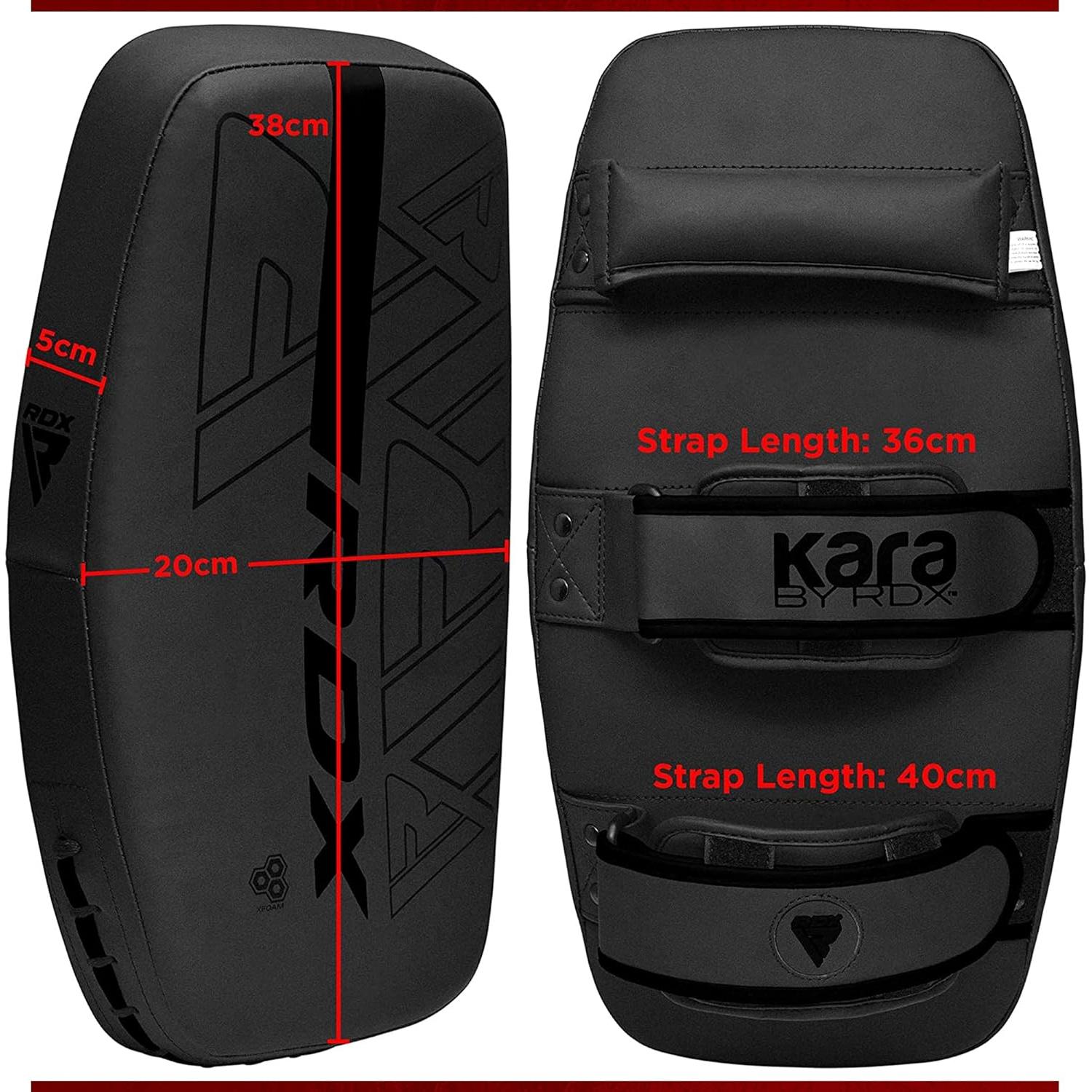 RDX Thai Pads Curved Kickboxing Muay Thai Negro 0.9kg