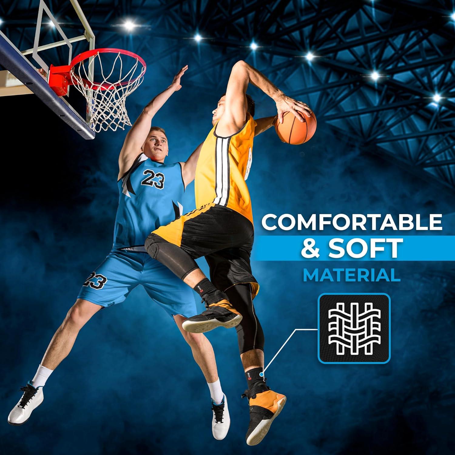 Faja de Compresión para Tobillo WYOX - Soporte Unisex Negro