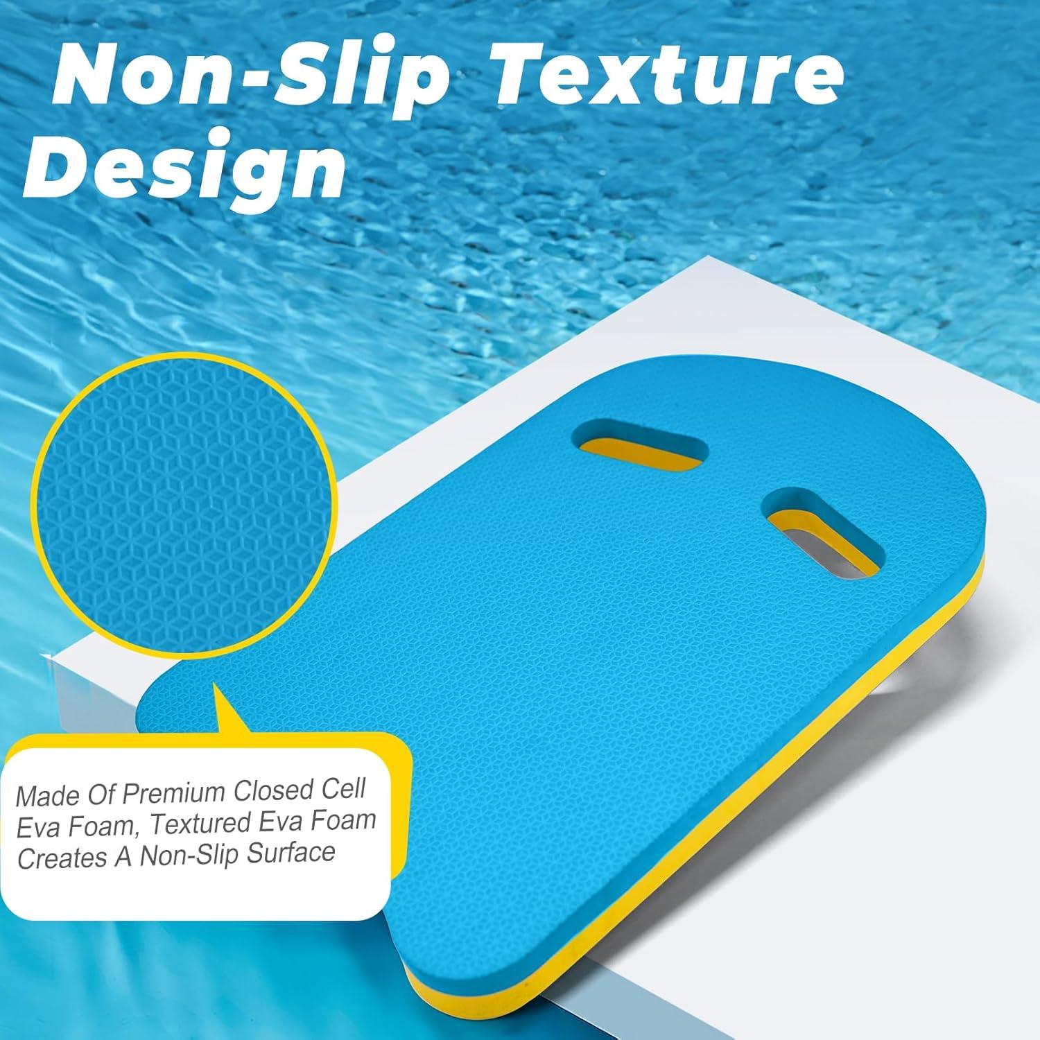 Tablero de Natación Biguphate EVA 45x27 cm Azul Amarillo