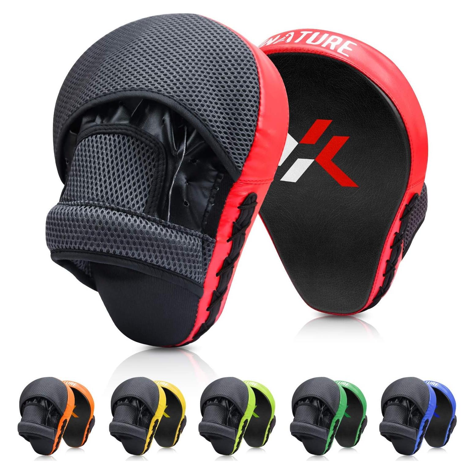 Guantes de Boxeo Xnature Rojo - Almohadillas de Entrenamiento