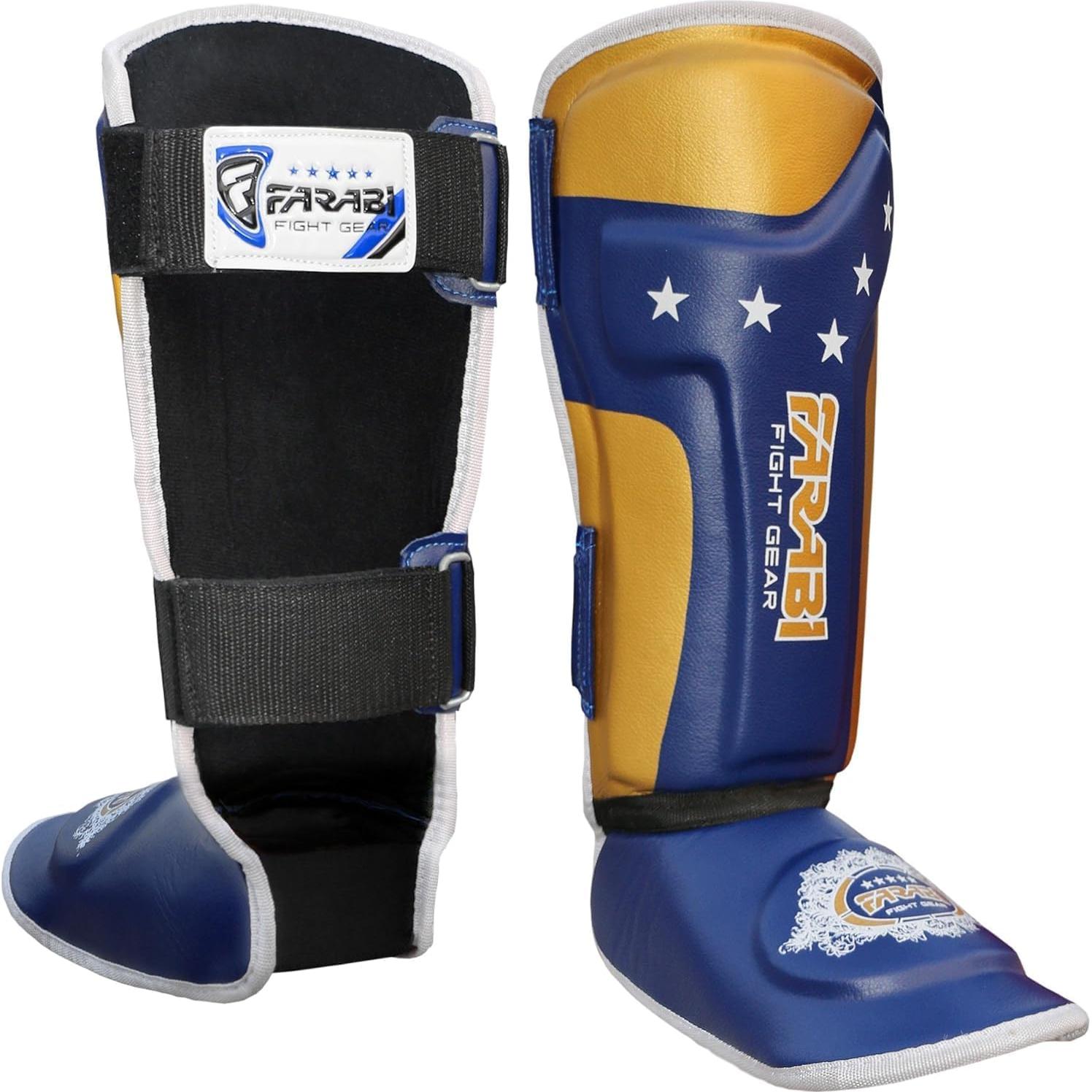 Protector de Espinillas Farabi Sports Junior MMA Azul