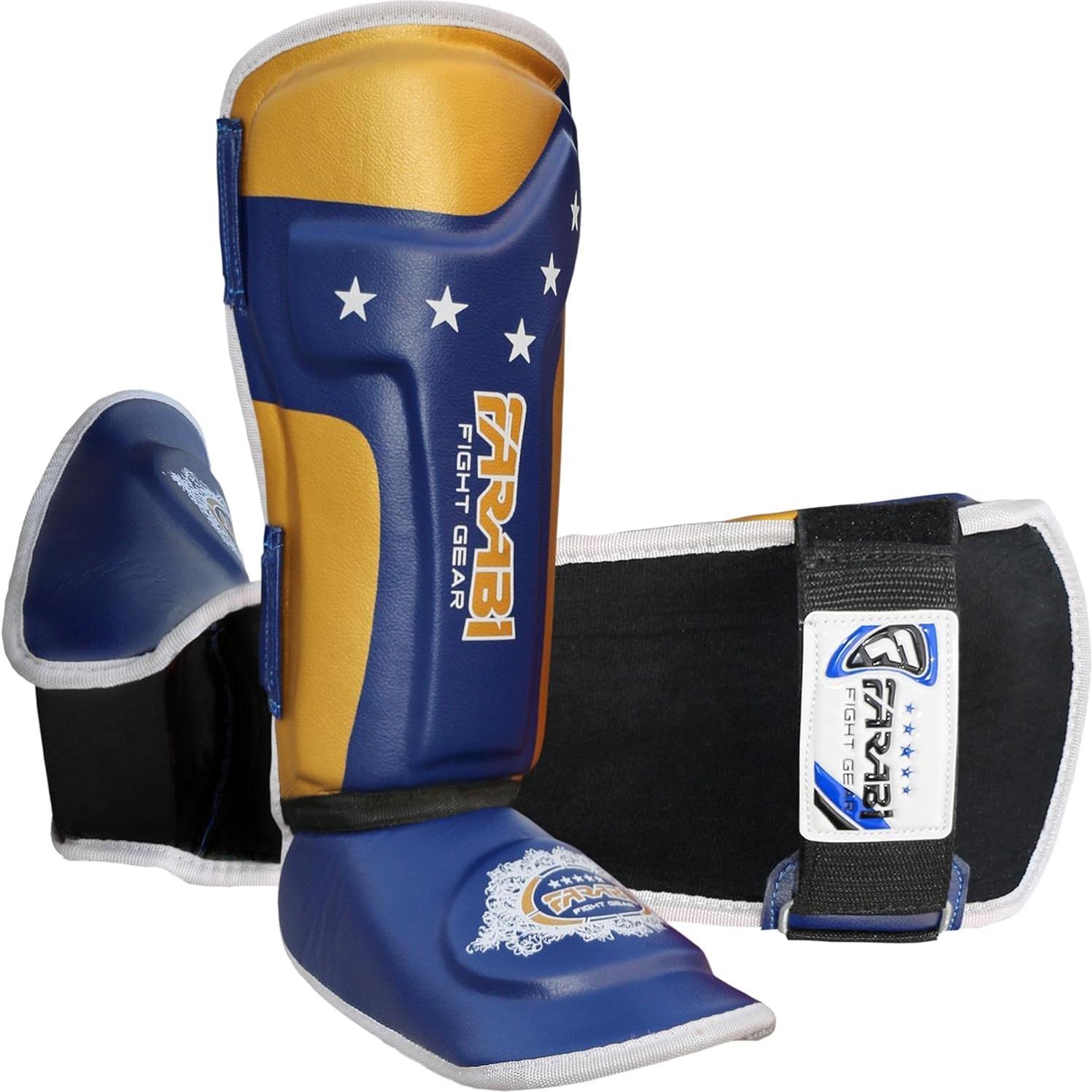 Protector de Espinillas Farabi Sports Junior MMA Azul