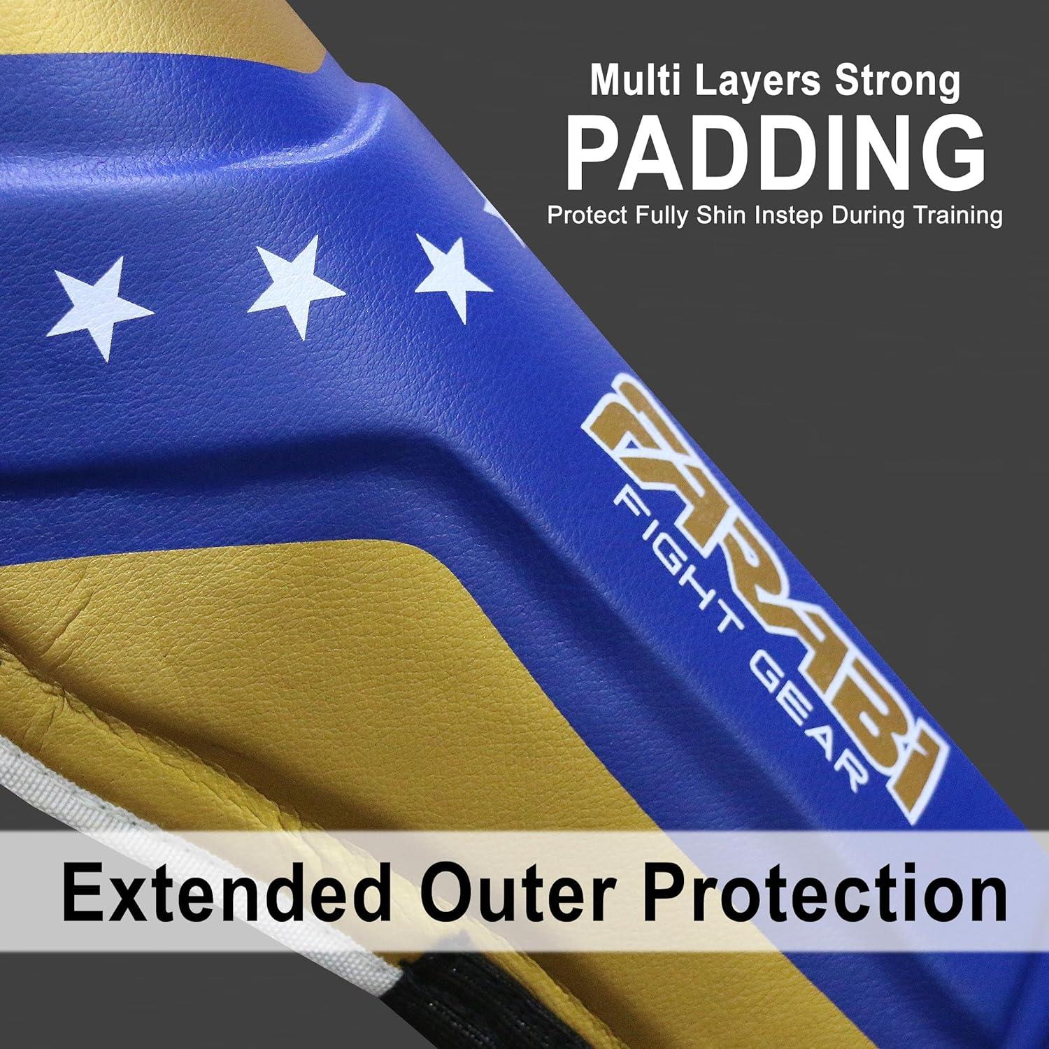 Protector de Espinillas Farabi Sports Junior MMA Azul