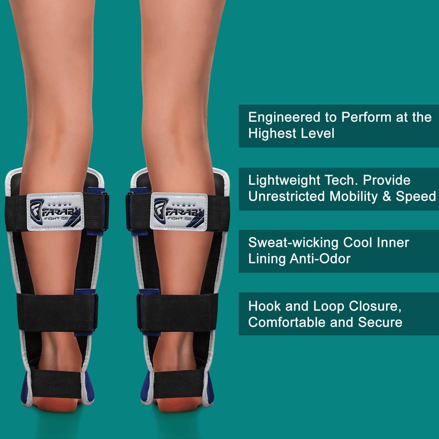 Protector de Espinillas Farabi Sports Junior MMA Azul