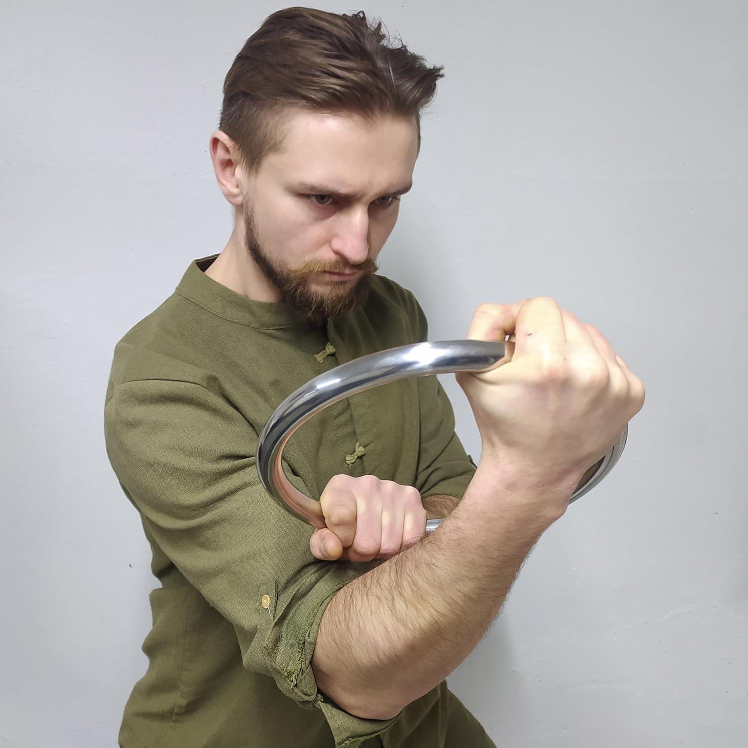 Anillo de Acero Inoxidable HYOUT para Entrenamiento Wing Chun