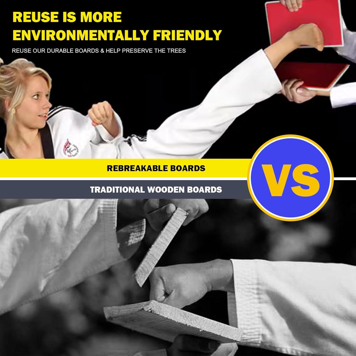 4 Tableros Requebrajables Zamfoot para Artes Marciales Niños