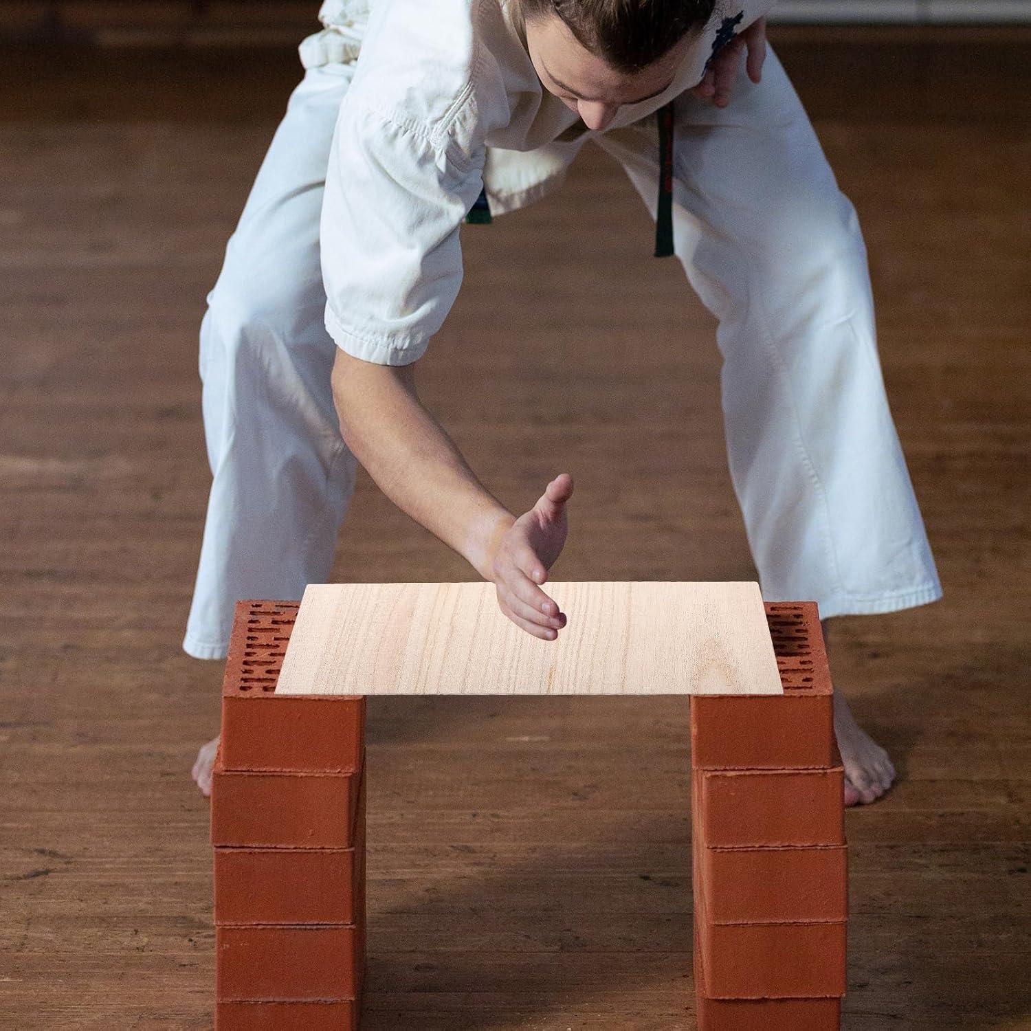 Tablas de Rompimiento de Madera Homoyoyo 10 Pcs para Taekwondo