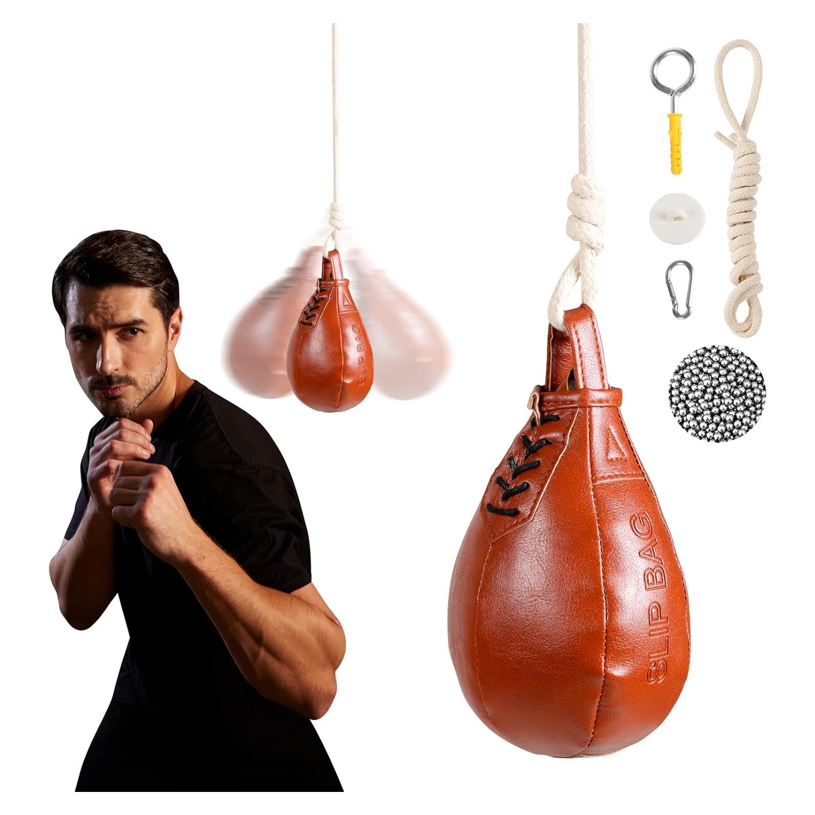 Bolsa de Velocidad UWTHFIT y Bola de Reflejos para Boxeo