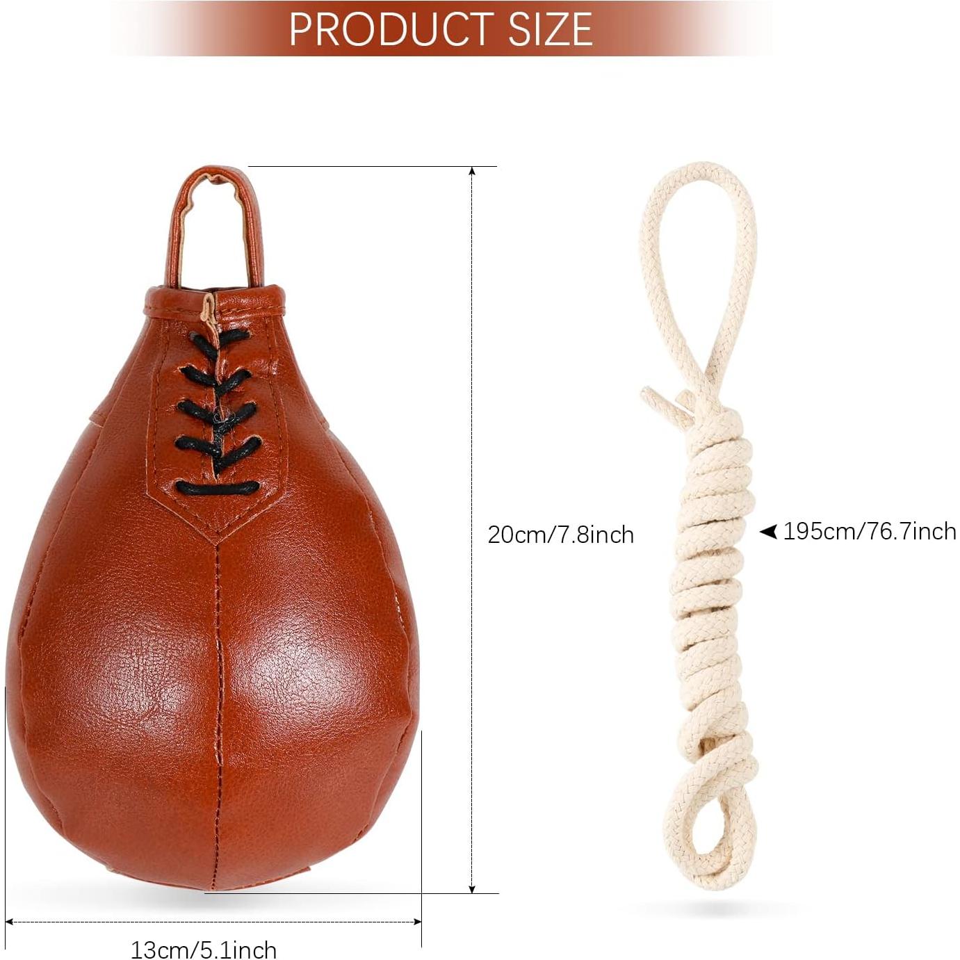 Bolsa de Velocidad UWTHFIT y Bola de Reflejos para Boxeo