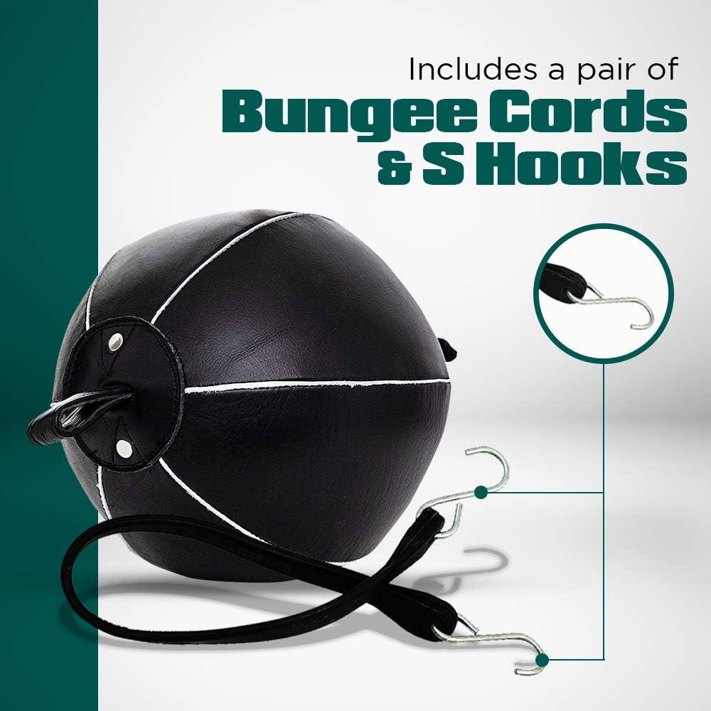 Bolsa de Boxeo Doble Extremo Pro Impact 7" Cuero Genuino