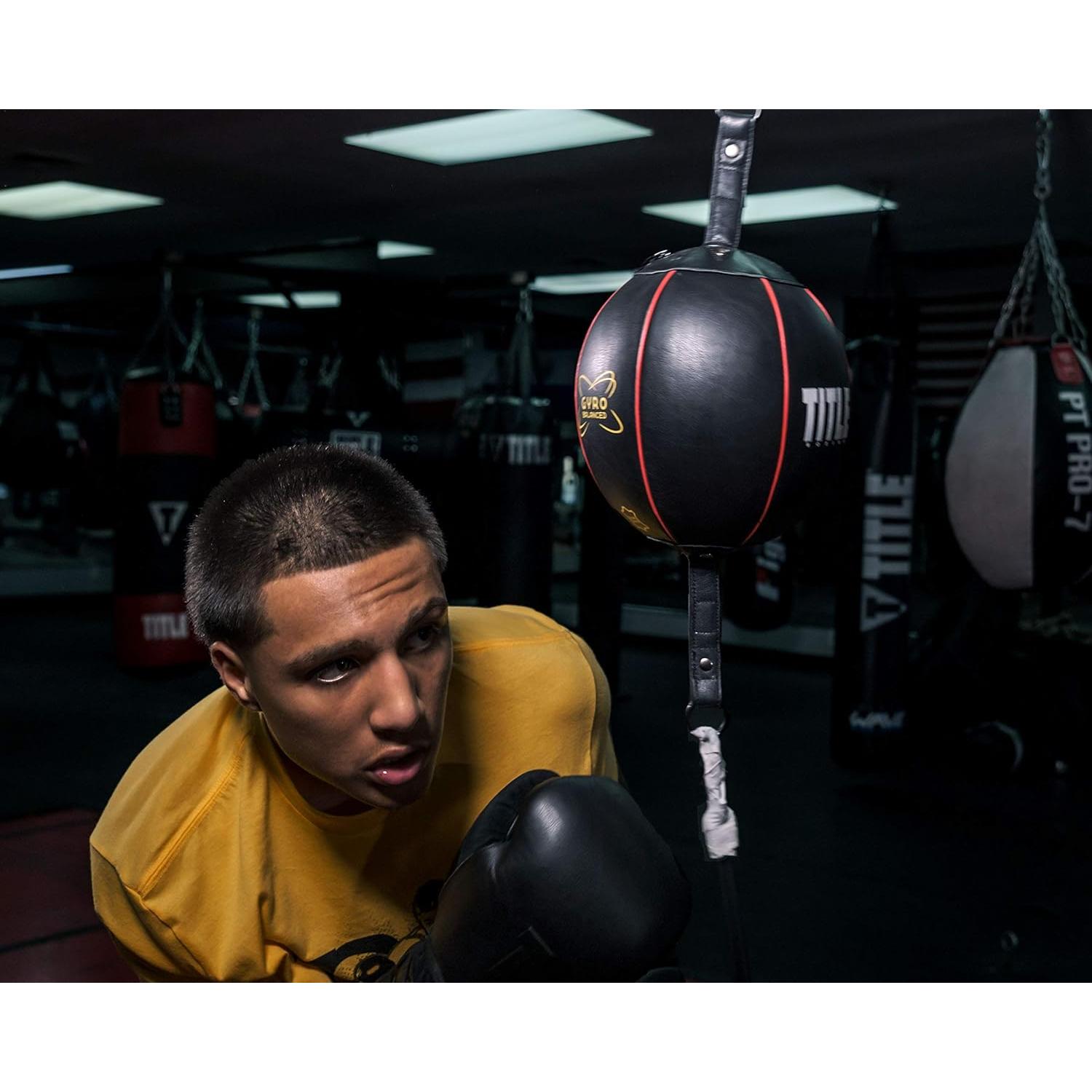 Saco de Boxeo Doble Title Boxing 15 cm Cuero Genuino