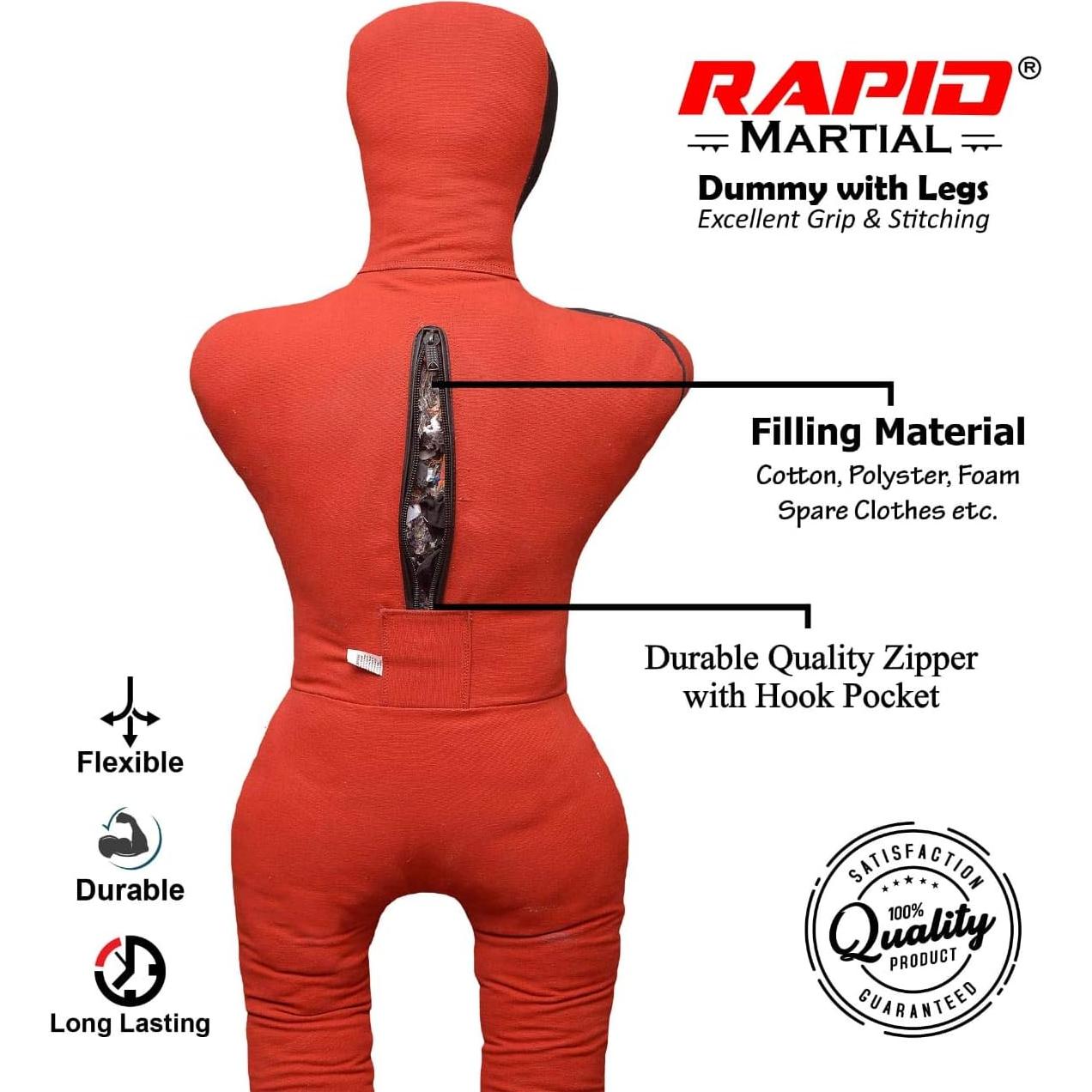 Muñeco de Lucha Rapid Martial 1.83m Sin Relleno MMA