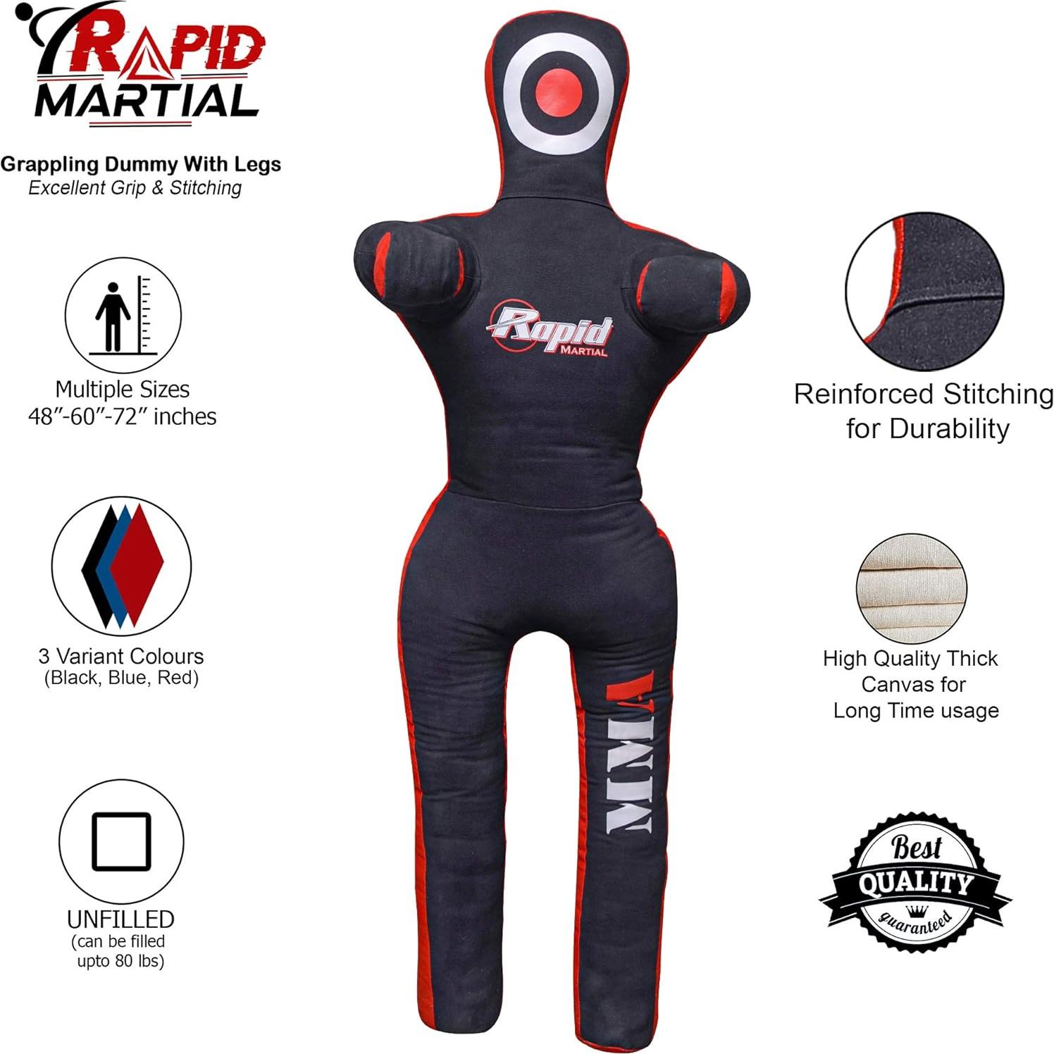 Muñeco de Grappling 6 Pies Rapid Martial para MMA y Judo