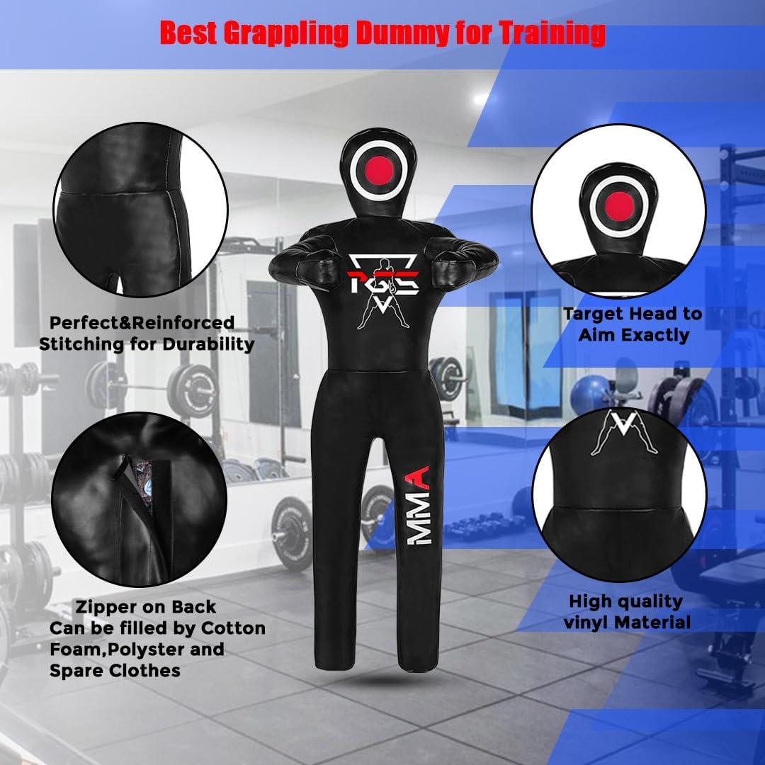 Muñeco de Grappling PGS 1.75m Vinilo Entrenamiento MMA