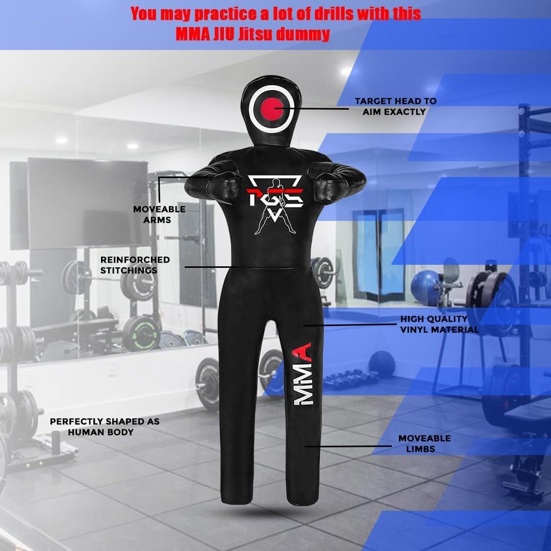 Muñeco de Grappling PGS 1.75m Vinilo Entrenamiento MMA