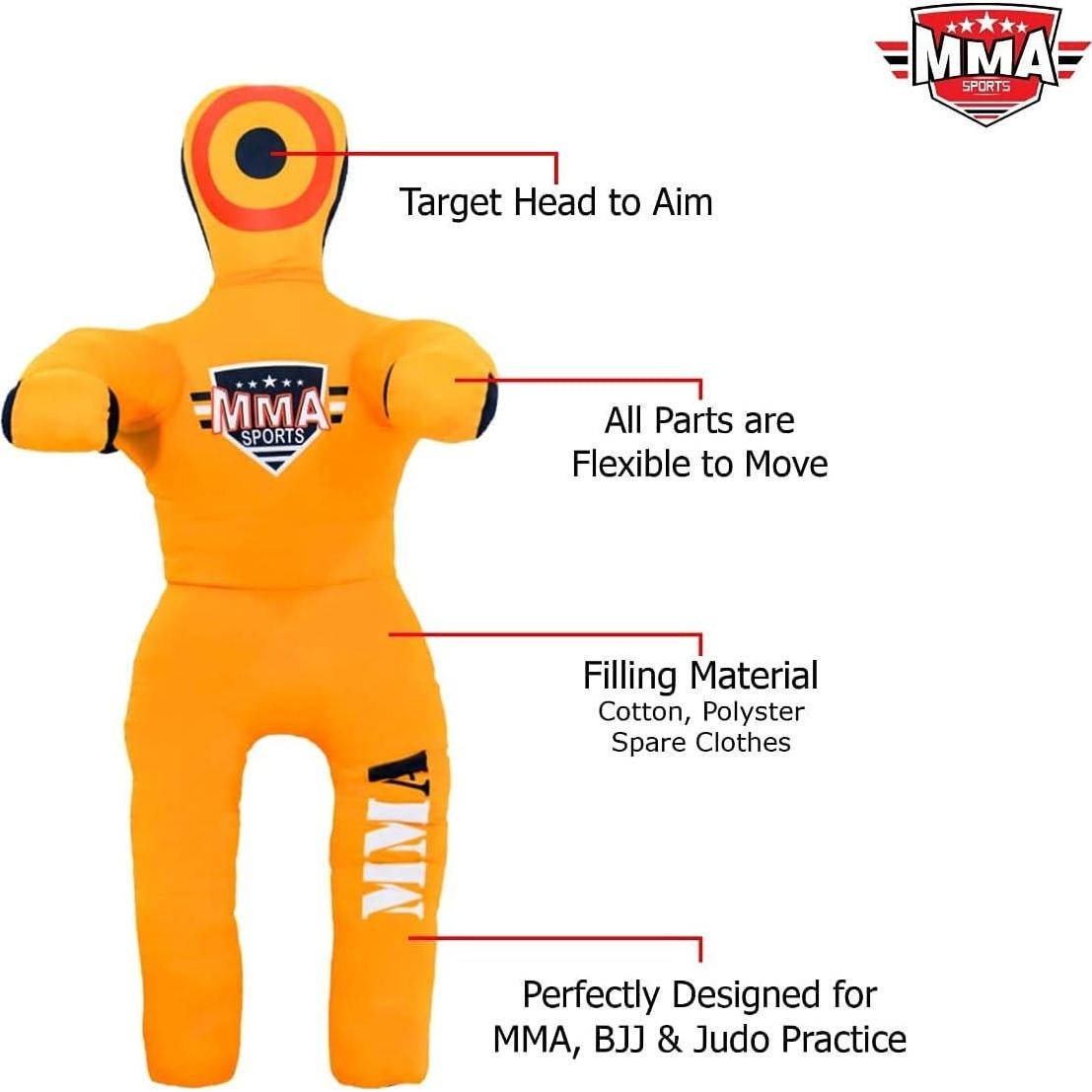 Muñeco de Boxeo MMA MMA 2021 Naranja 91-104 cm para Niños