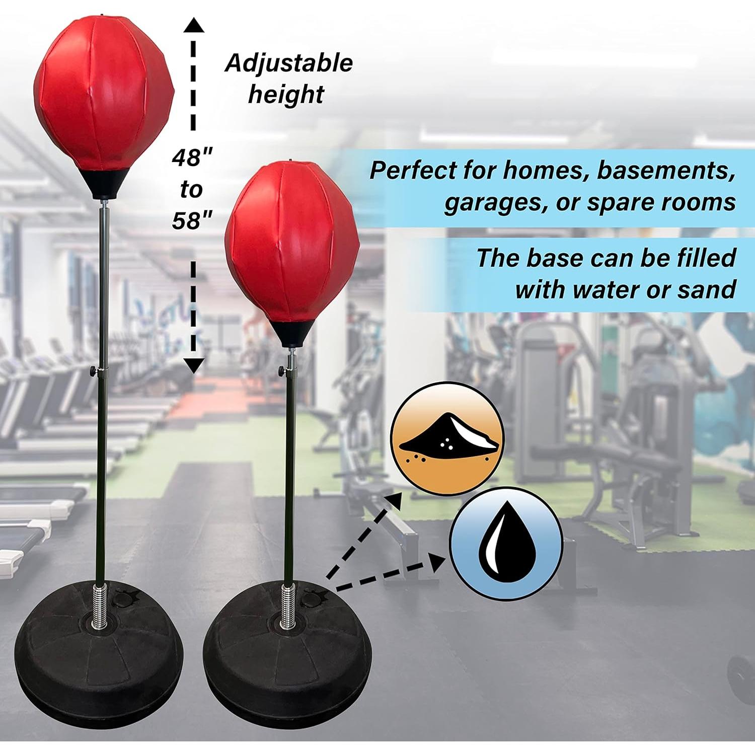 Saco de Boxeo Independiente Iron Fit con Guantes y Bomba 121-147 cm