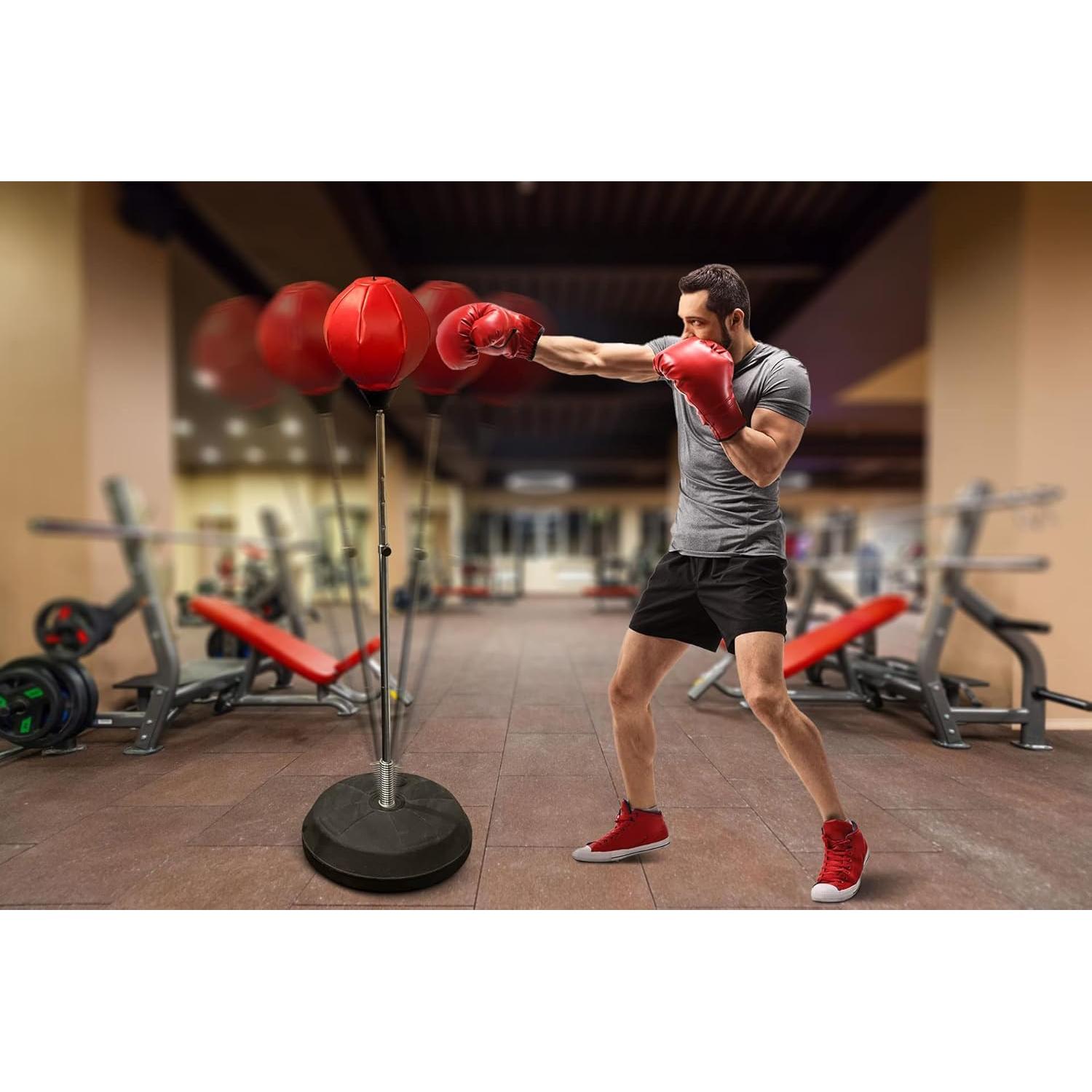 Saco de Boxeo Independiente Iron Fit con Guantes y Bomba 121-147 cm