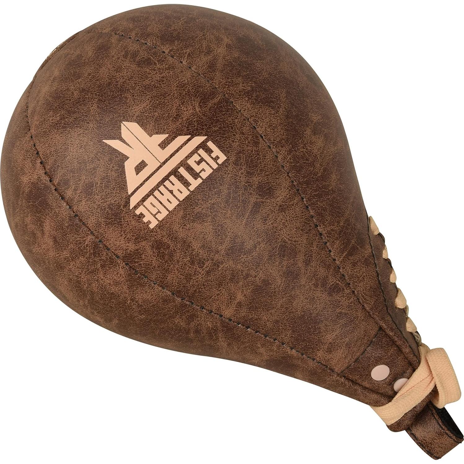 Bolsa de Velocidad FISTRAGE de Cuero para Boxeo y MMA 53x30cm